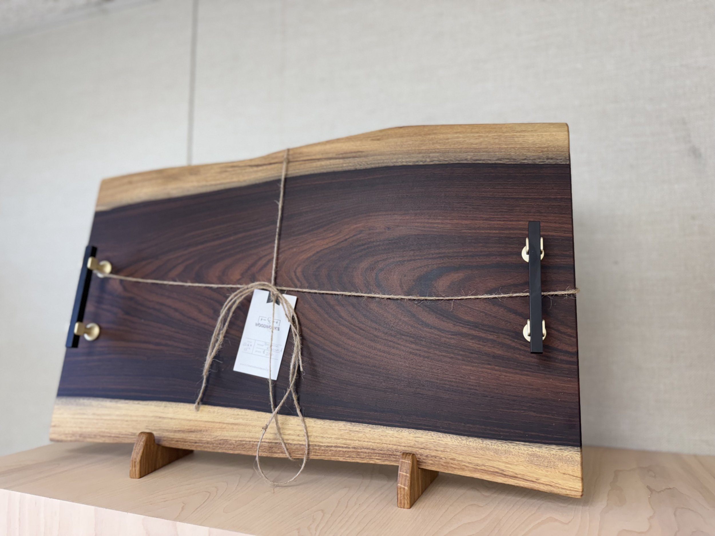 Live Edge Charcuterie board