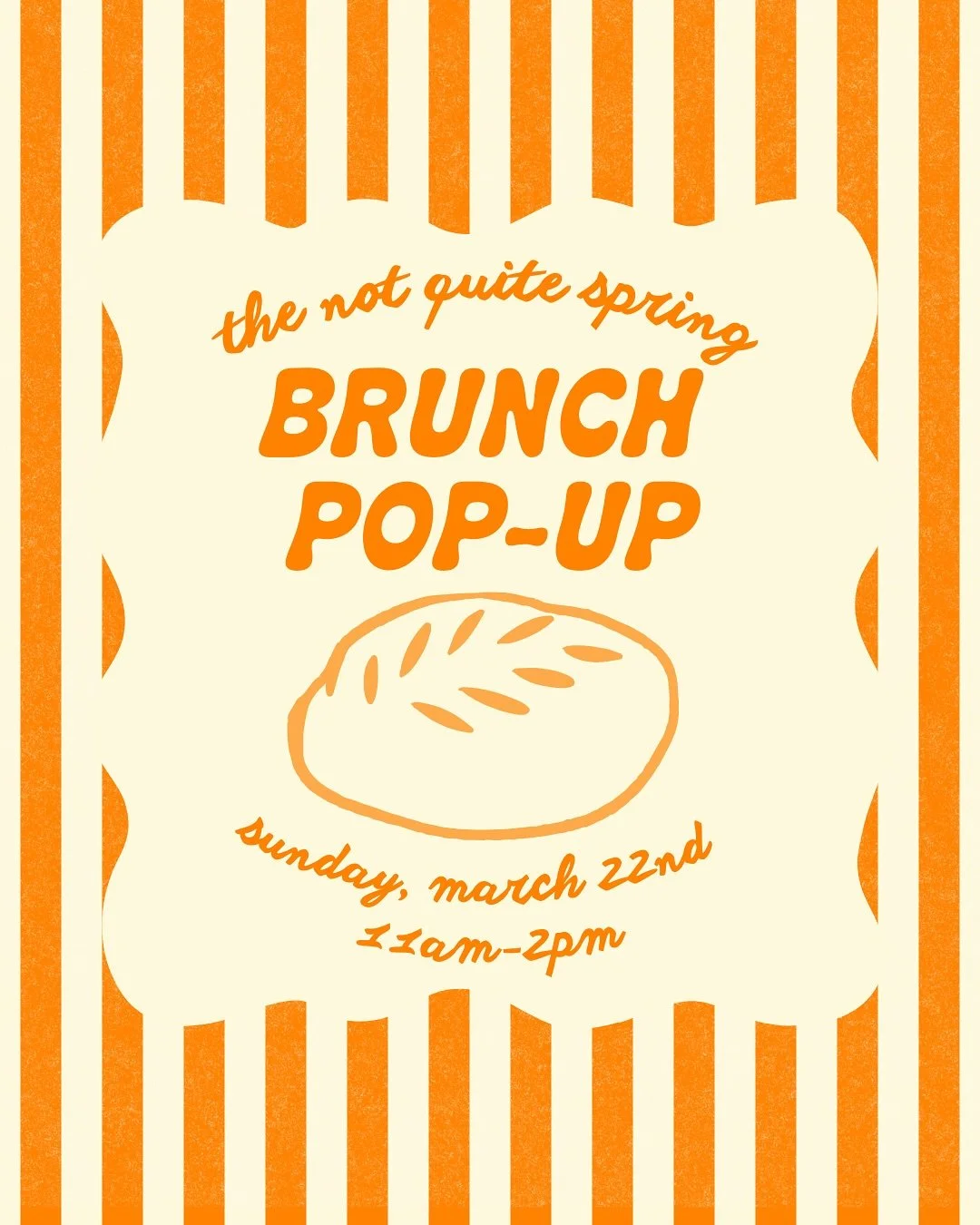 Join us for our first ever Brunch Pop-Up Sunday, March 22nd from 11am-2pm! 🍞🥐🥖

Come meet our new breadsmith @theerieovenbakery! They will be baking up some tasty breads for you! @cakes_bykt will be bringing some tasty delights as well! 

As an ad