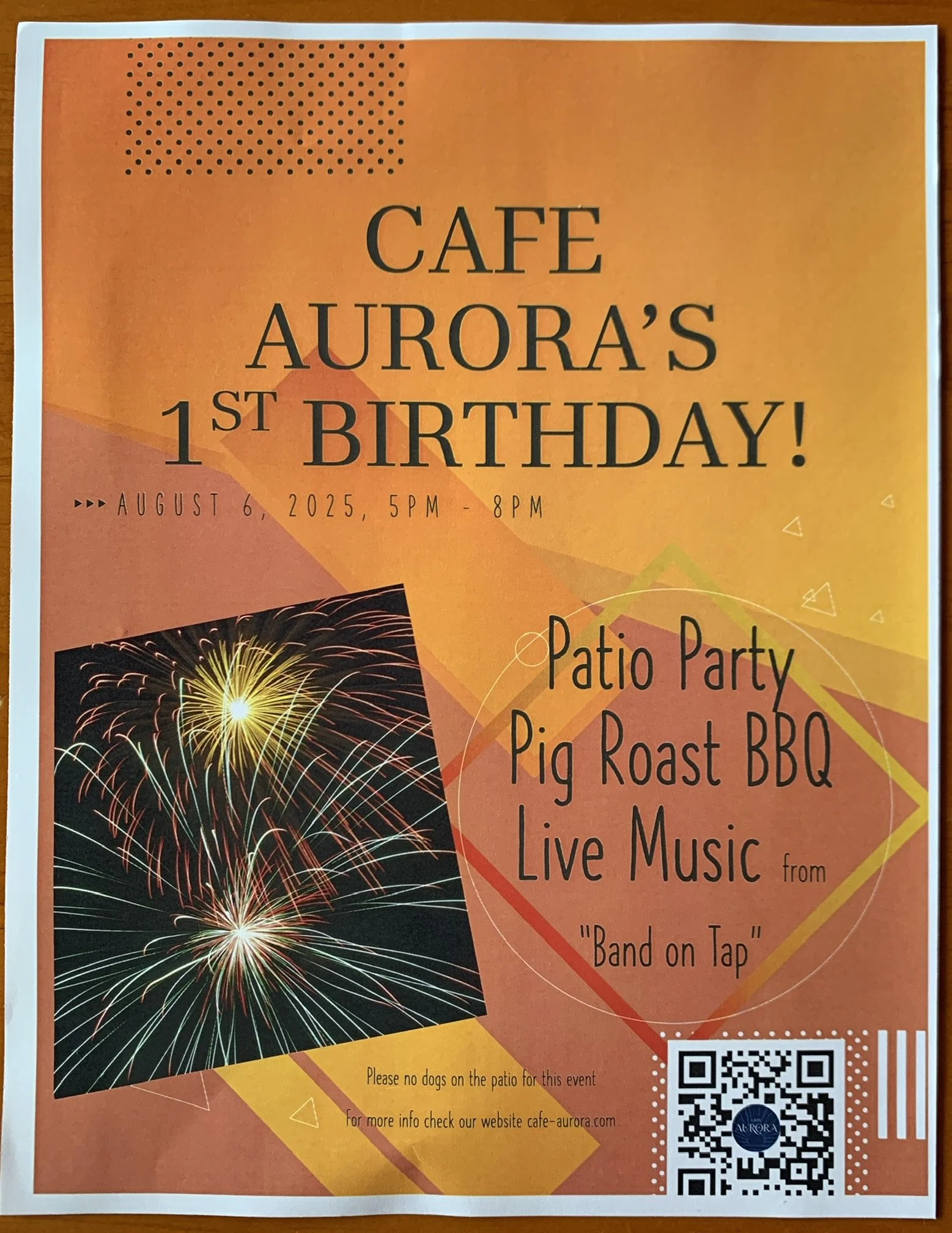 Cafe Aurora's First Birthday!!!!
