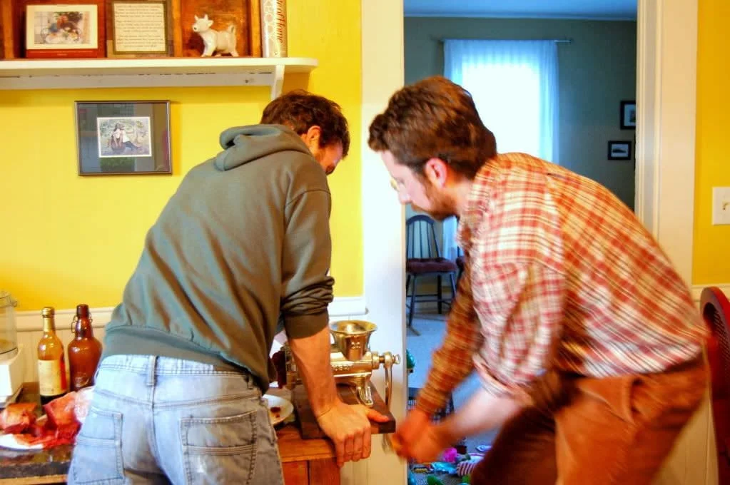 Heart, tongue, liver, and tail.