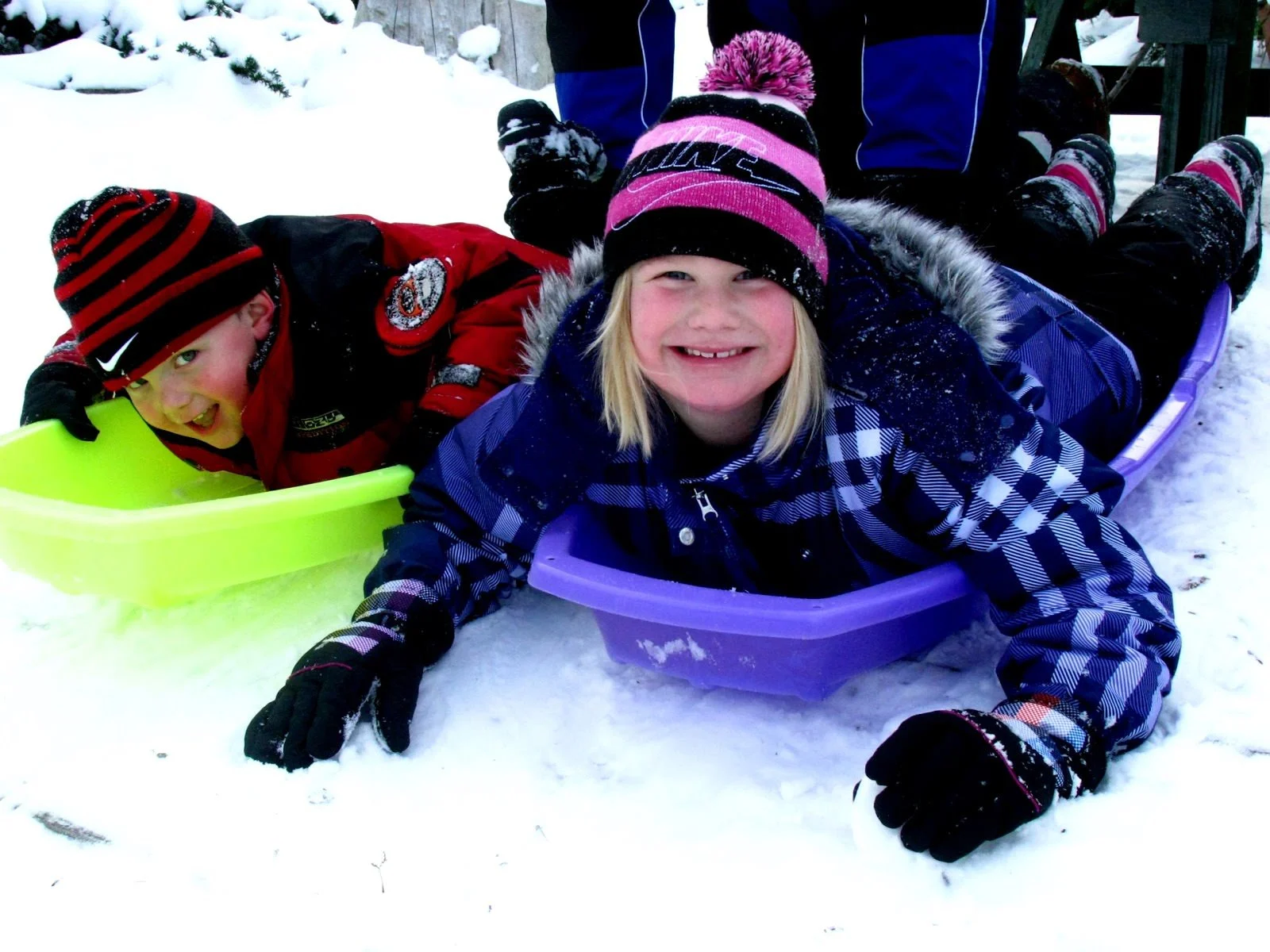 Gettin' our snow on.