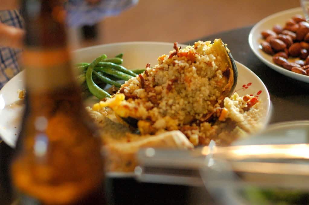 Moroccan Stuffed Acorn Squash