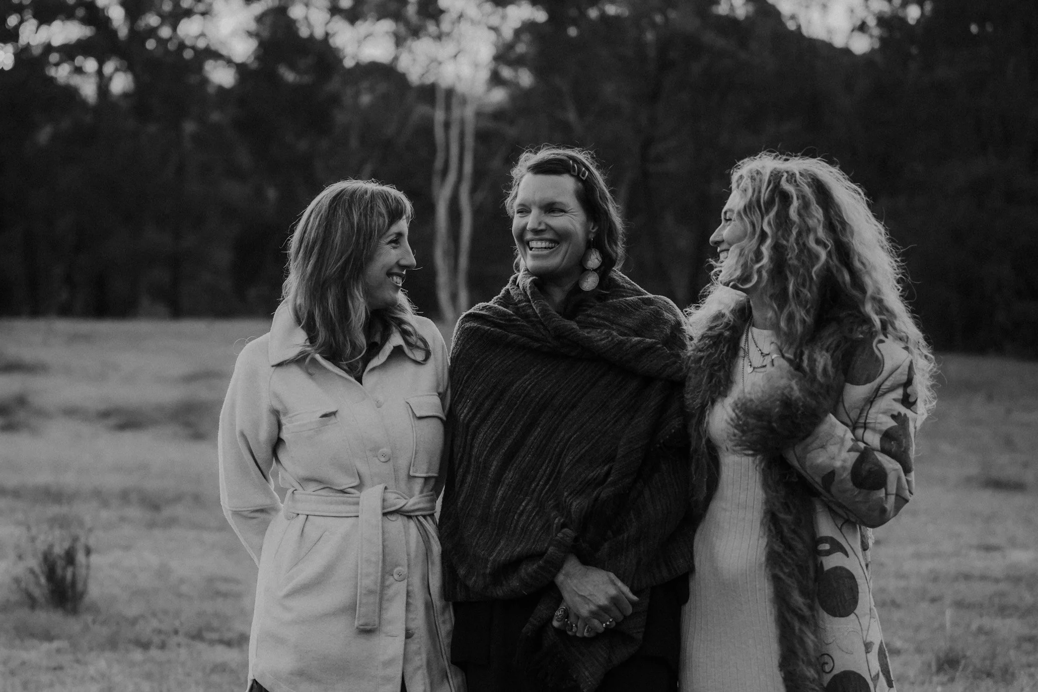 Emmy Cooper, Sky Kidd and Asha Kidd discussing our all inclusive elopement package in Braidwood