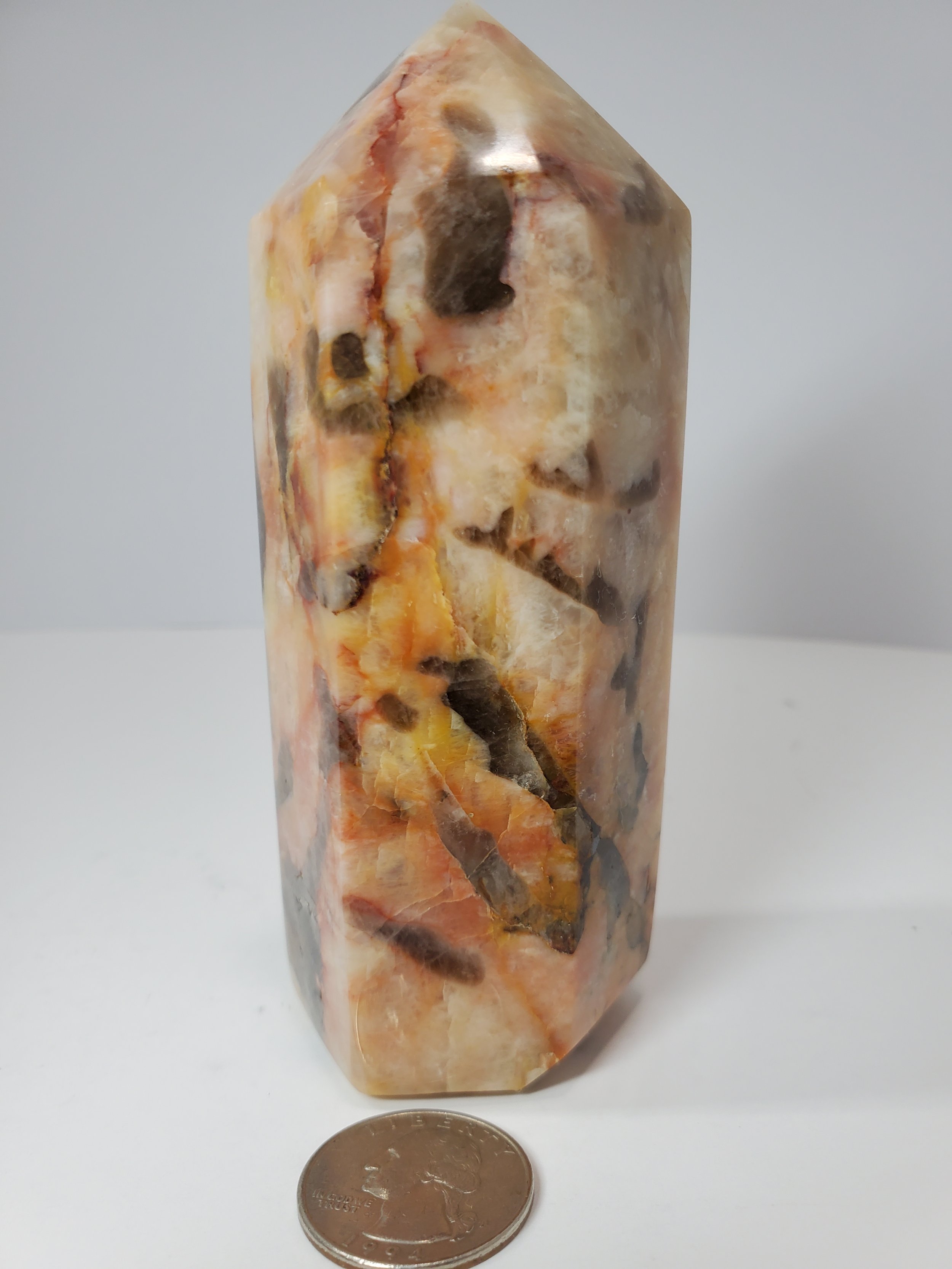Mixed Peach Moonstone Obelisk Quarter Front.jpg