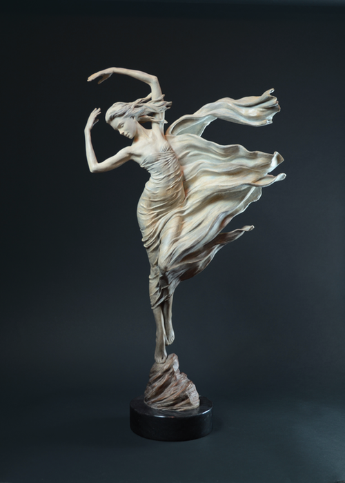 Wind Dance Bronze Figurative Sculpture | Karl Jensen | Romantic