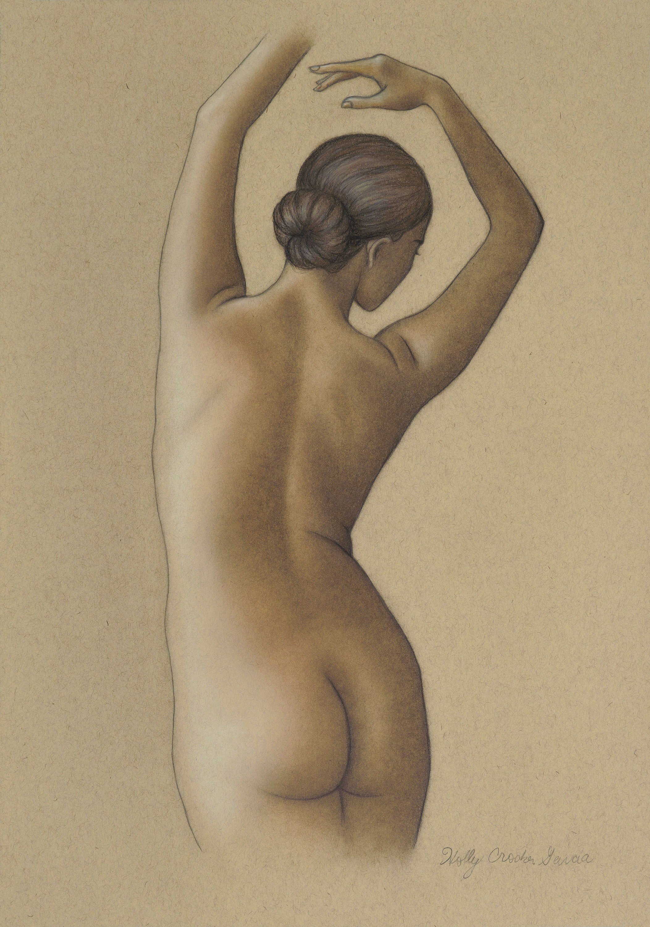 Nude ballerina sketch