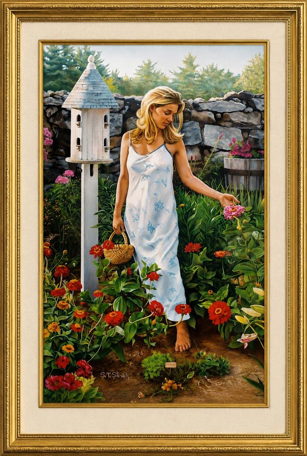 Garden Beauties painting
