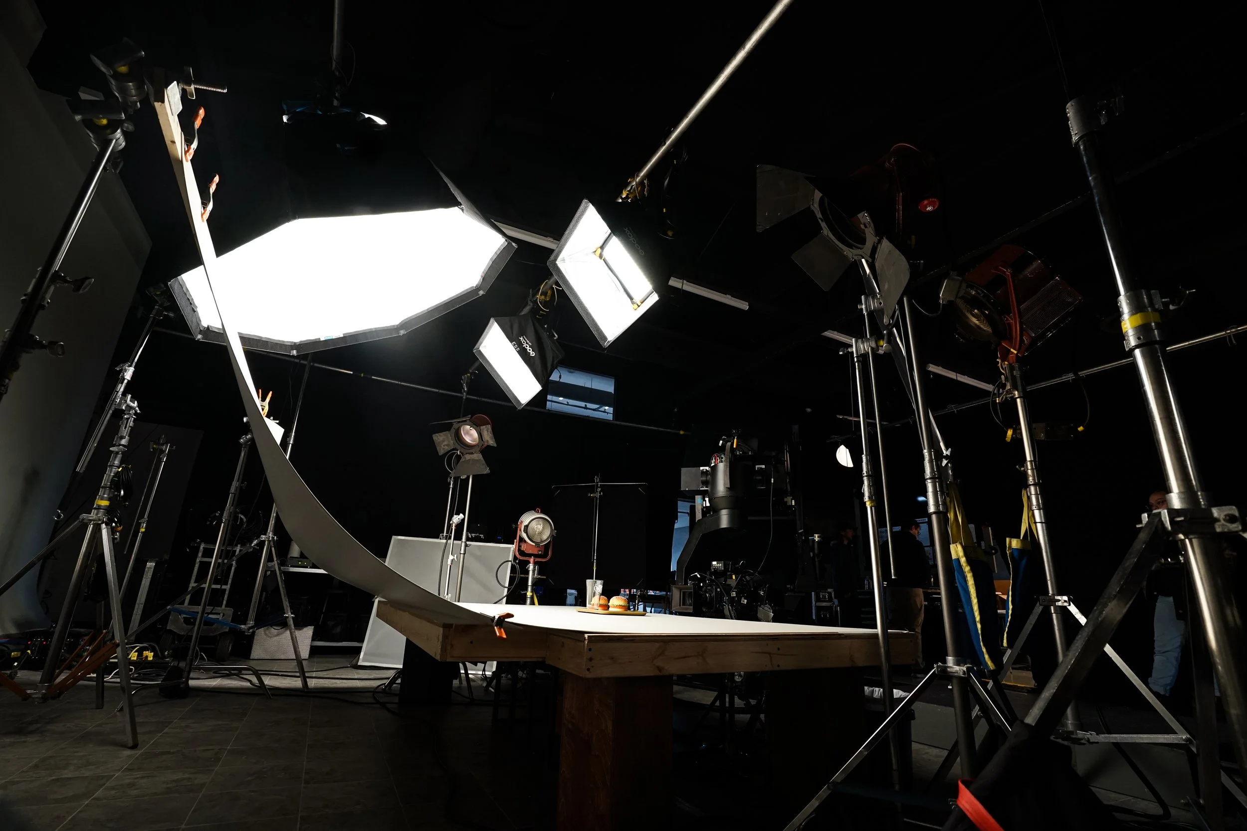 Table top set using the MILO motion control camera