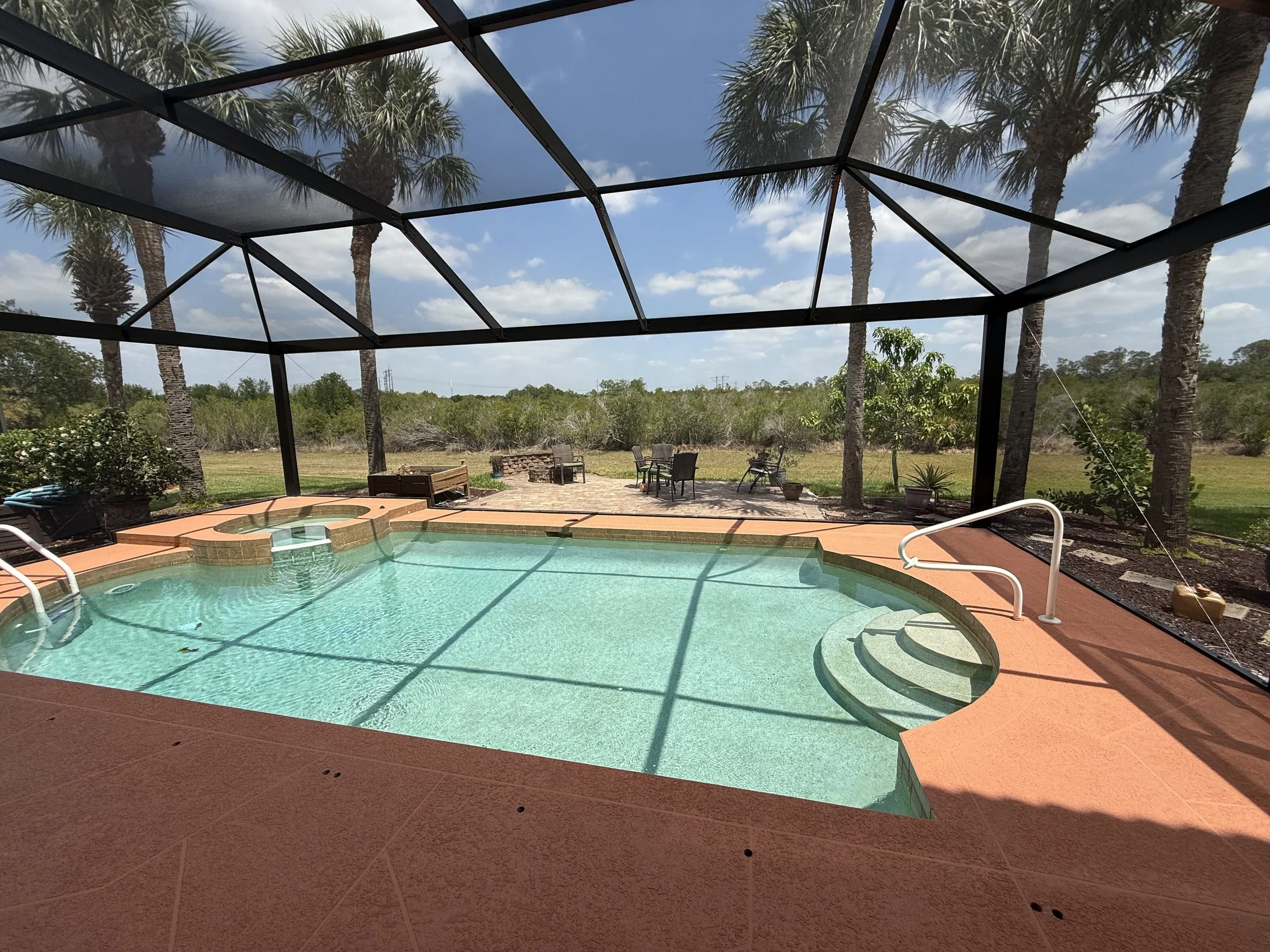 Open View Screen Enclosure and New Lanai Deck
