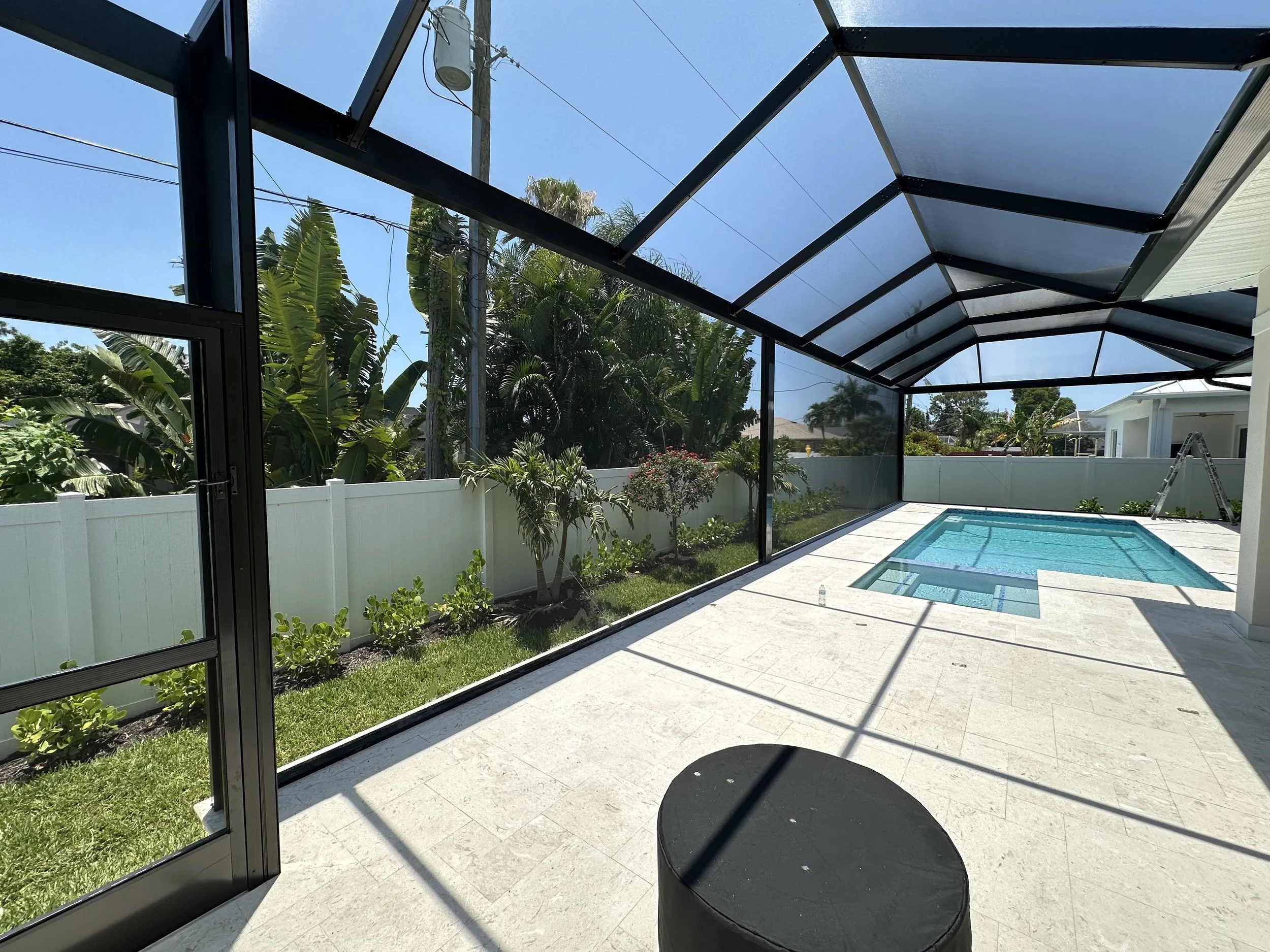 NAPLES, FL - Two New Open View Screen Enclosures