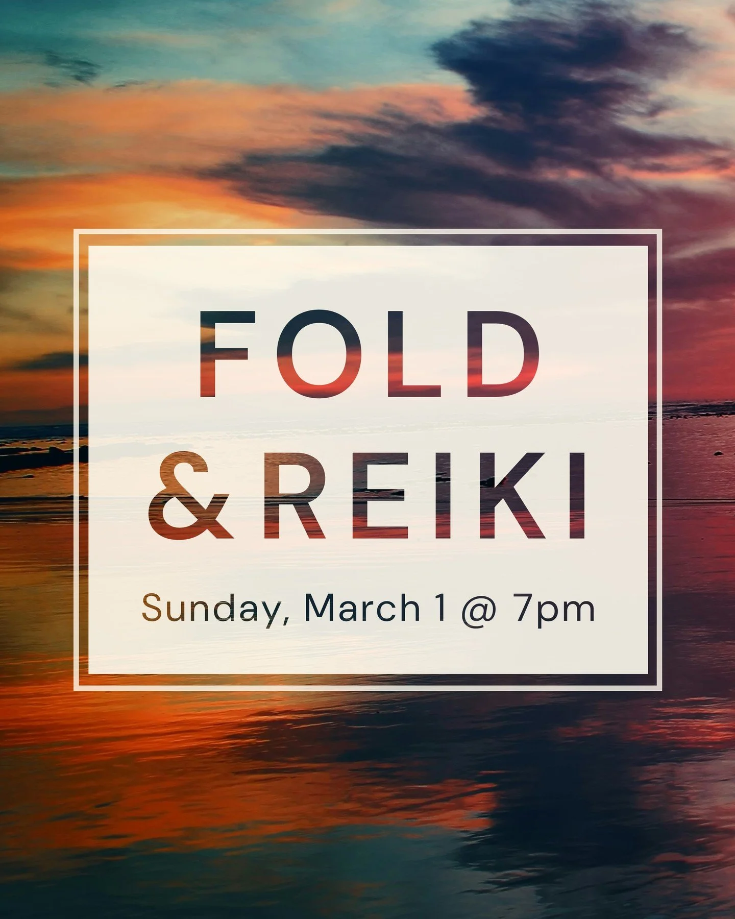 ✨ Join us for Fold + Reiki, a restorative evening of Yin Yoga and individualized Reiki to soothe and heal your nervous system.

🪷 Long, grounded Yin holds
🤲 Personalized Reiki during poses (hands-on or hands-above, your choice)
💫 Space to slow dow