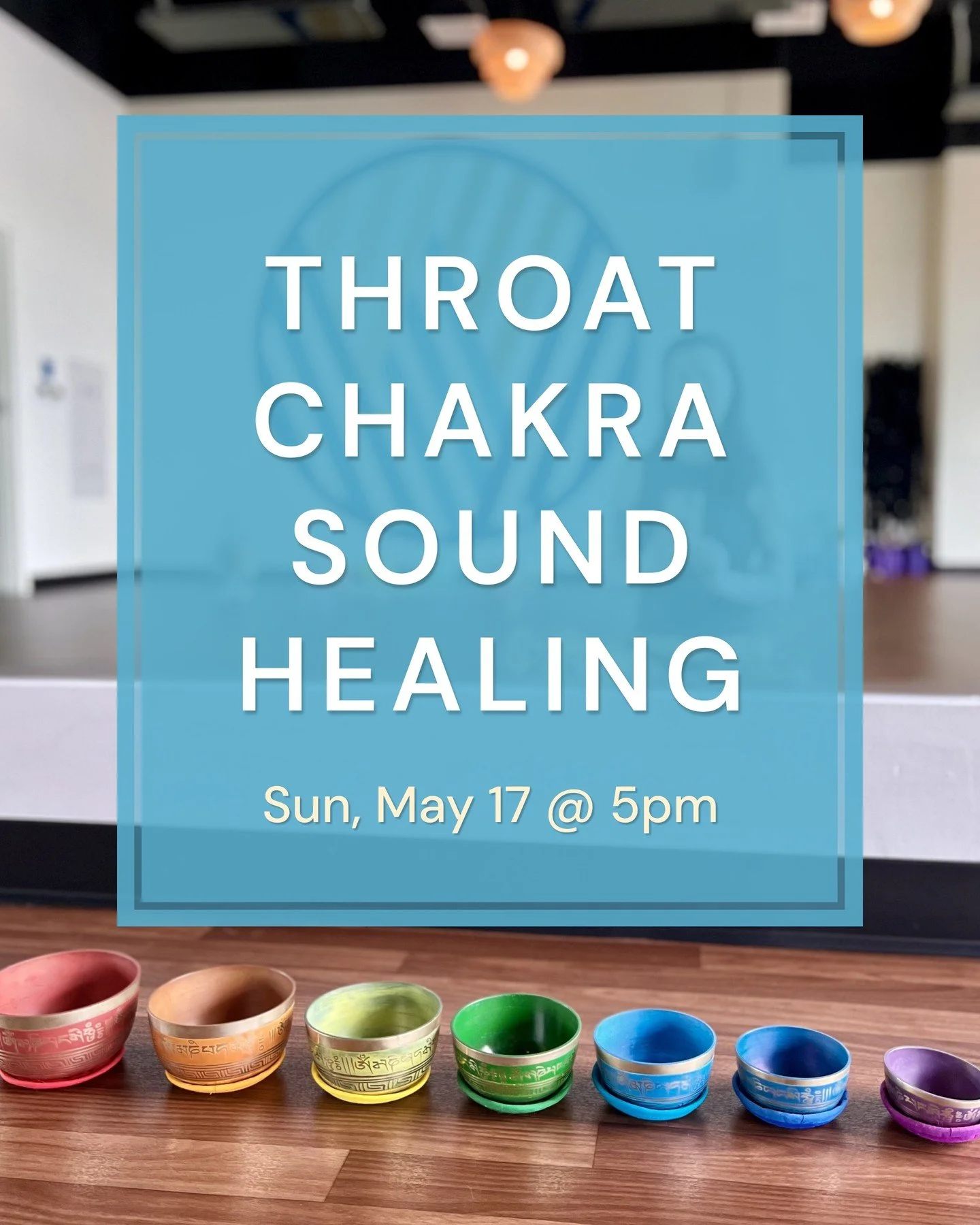 🥣 Join Maggie for a special deep dive on the throat chakra. In eastern spiritual and yoga practices, chakras are energy vortexes within our physical body.

🪷 Class begins with an educational portion about the throat chakra

✨ Then, get comfortable 