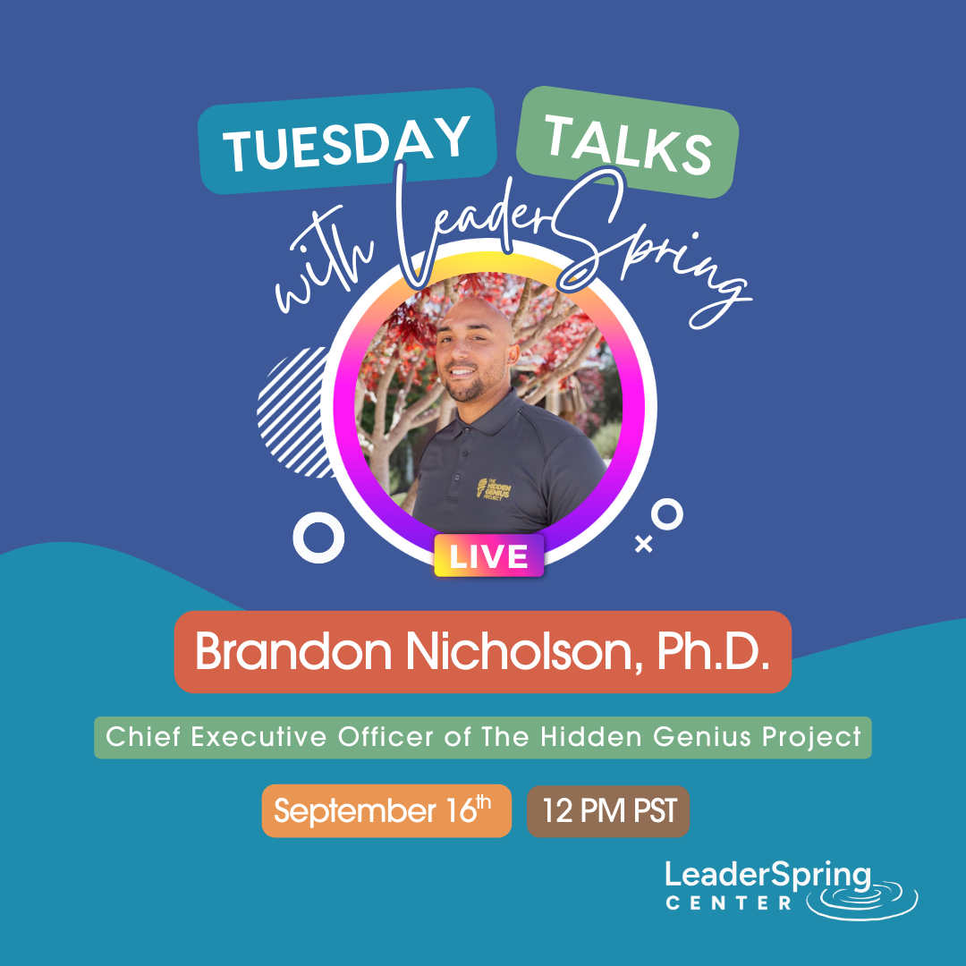 Tuesday Talks with the Hidden Genius Project, featuring Brandon Nicholson