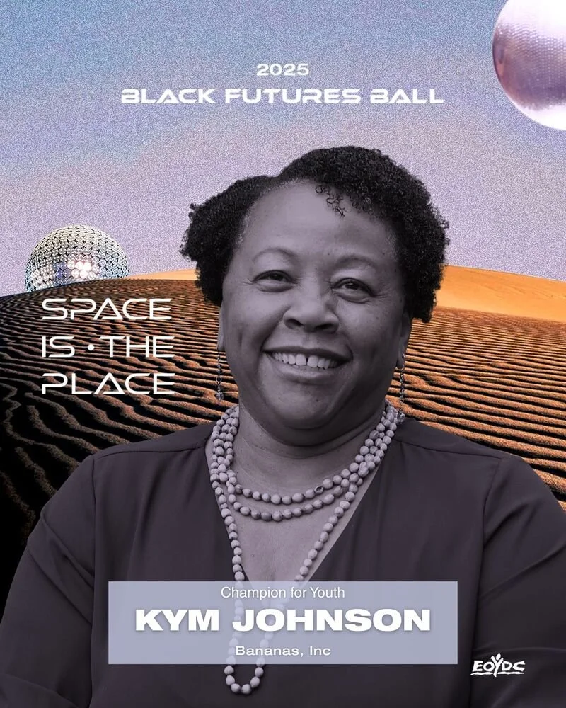 Kym Johnson, CEO of Bananas, INC. recognized Champion for Youth