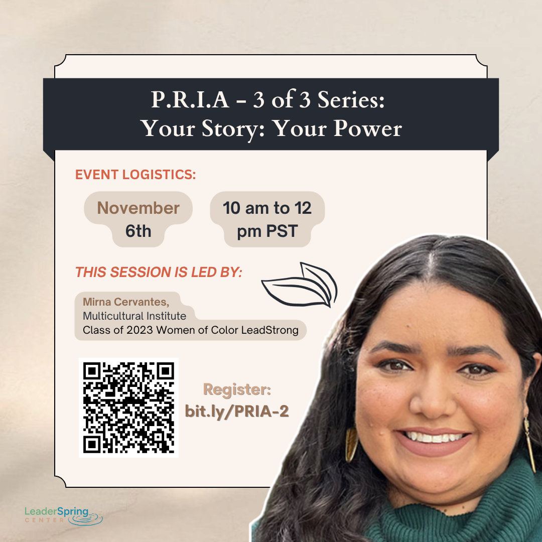 P.R.I.A 3 of 3 - Your Story: Your Power