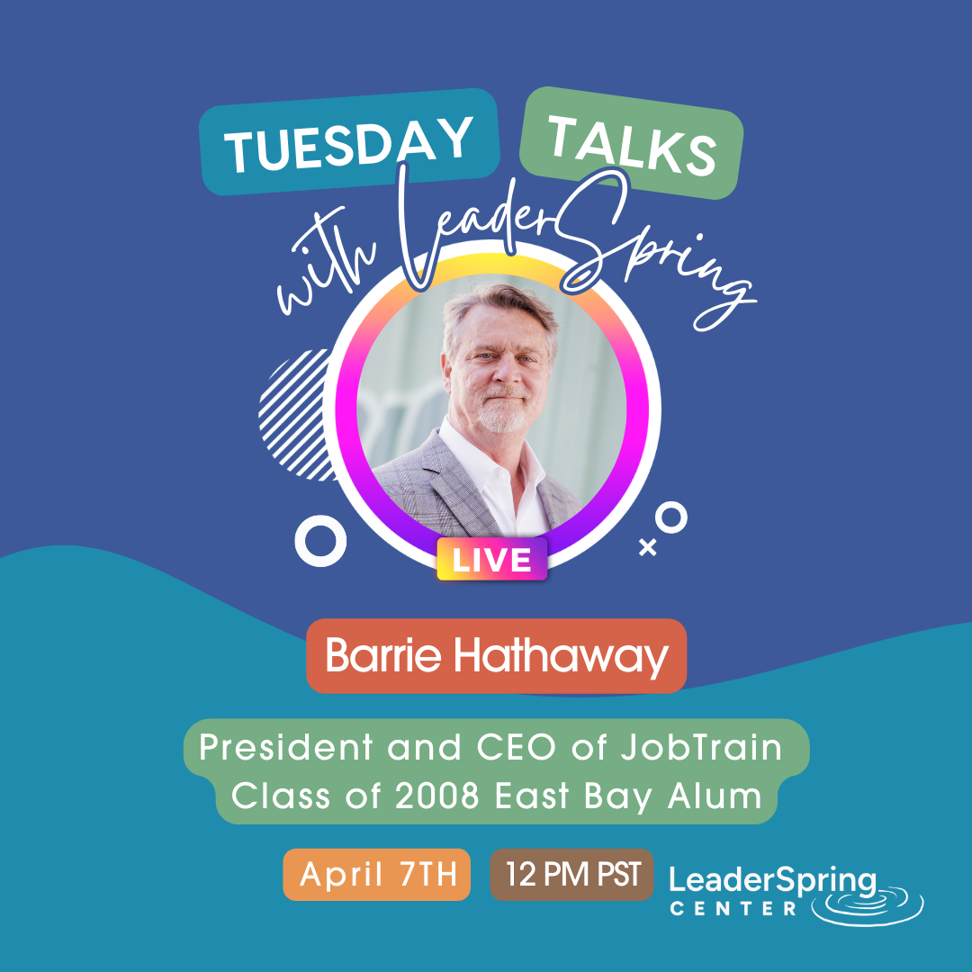 Tuesday Talks with JobTrain, featuring Barrie Hathaway
