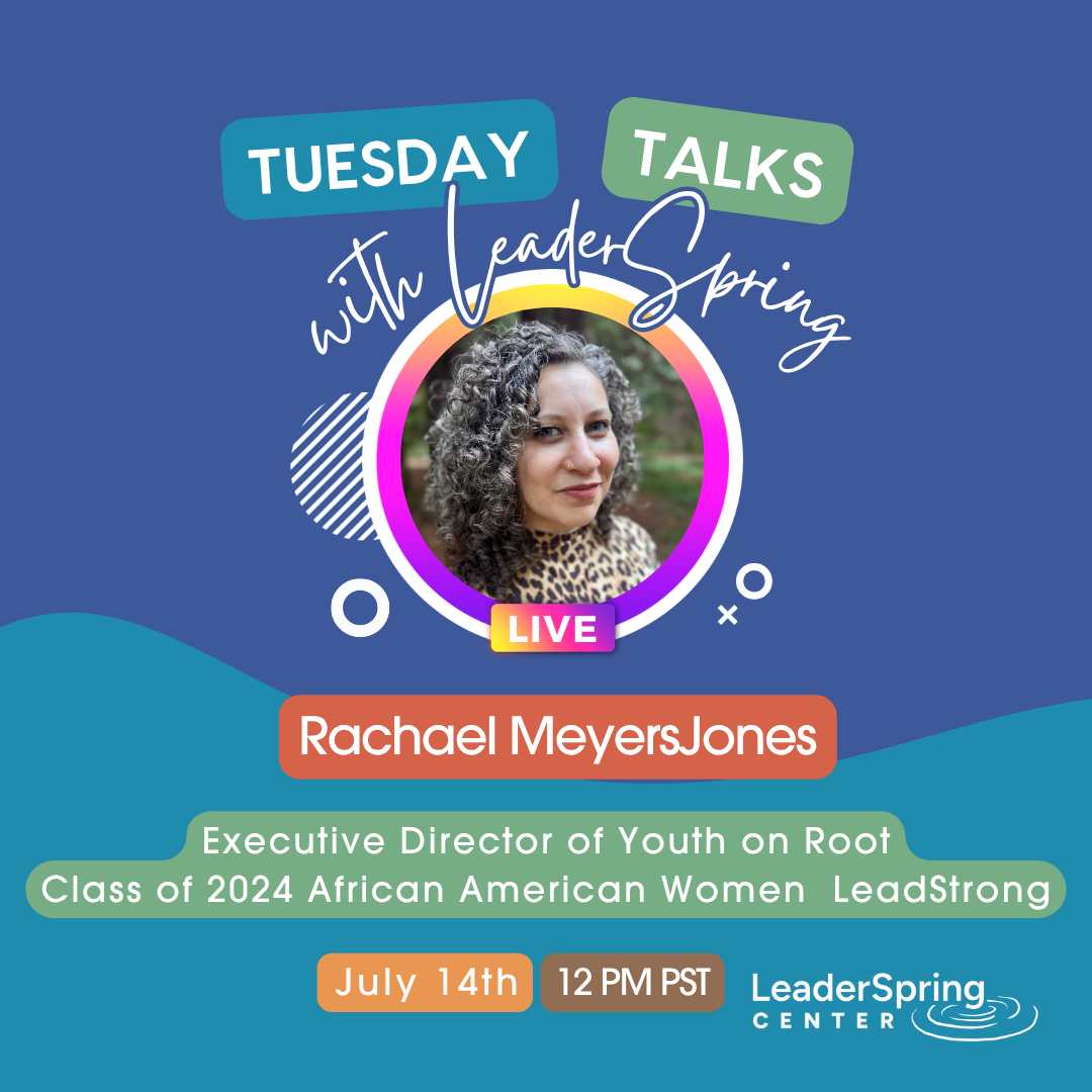 Tuesday Talks with Youth on Root, featuring Rachel MeyersJones