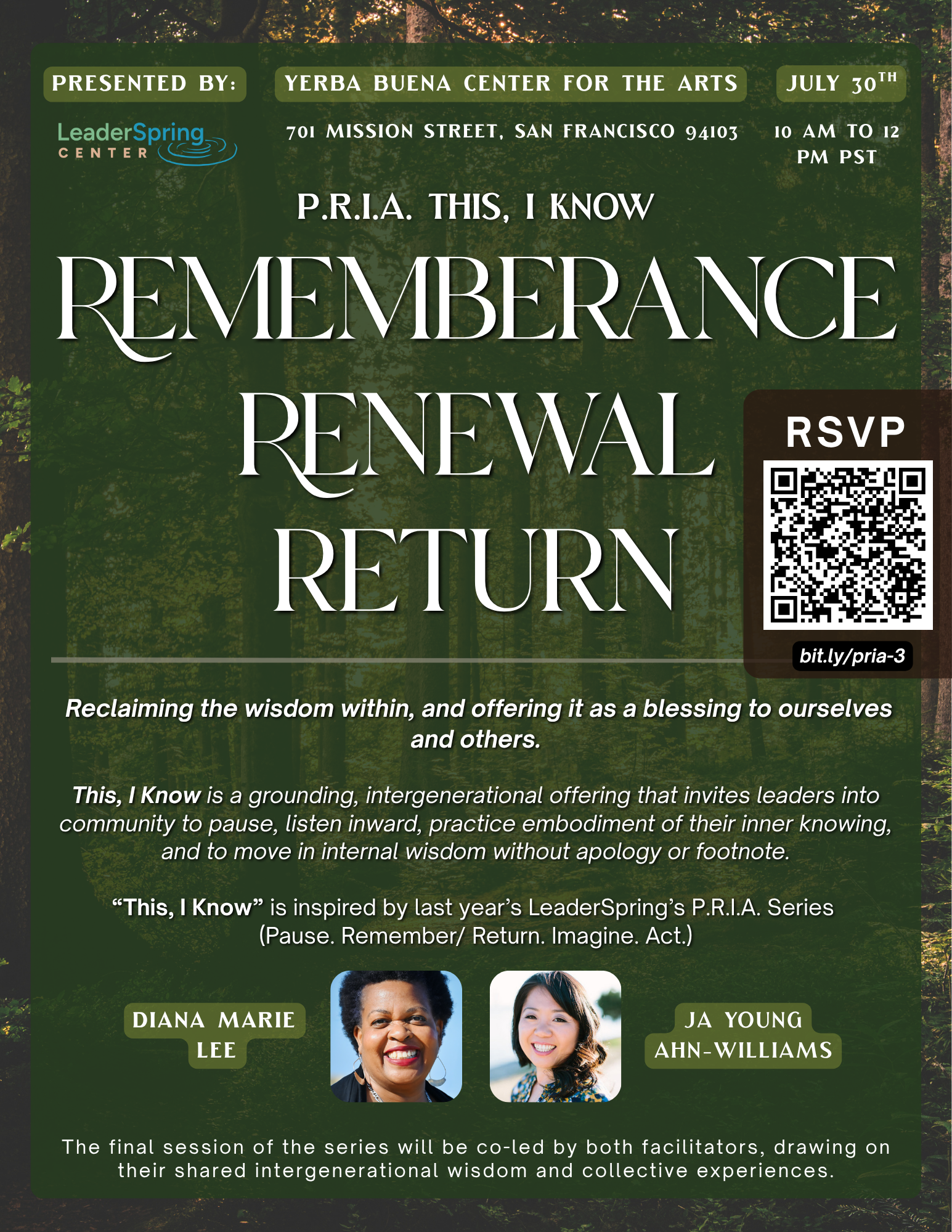P.R.I.A. This, I Know - Rememberance.Renewal.Return