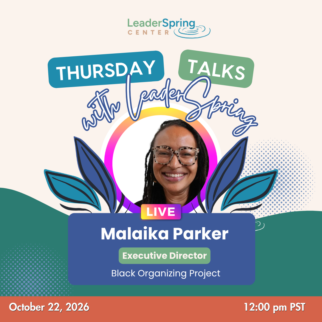 Thursday Talks with Black Organizing Project, featuring Malaika Parker