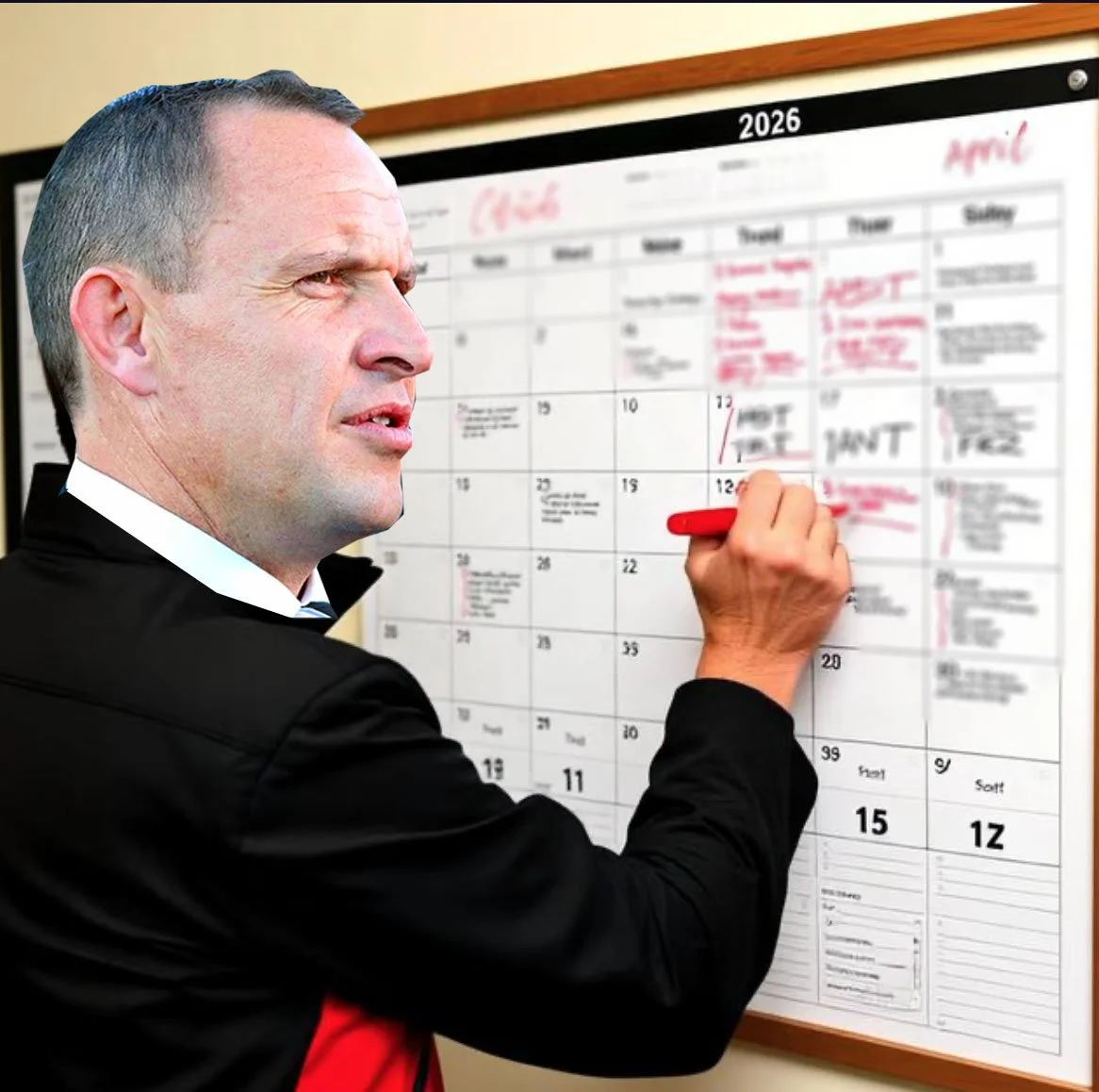 Trainer Chris Waller edits schedule