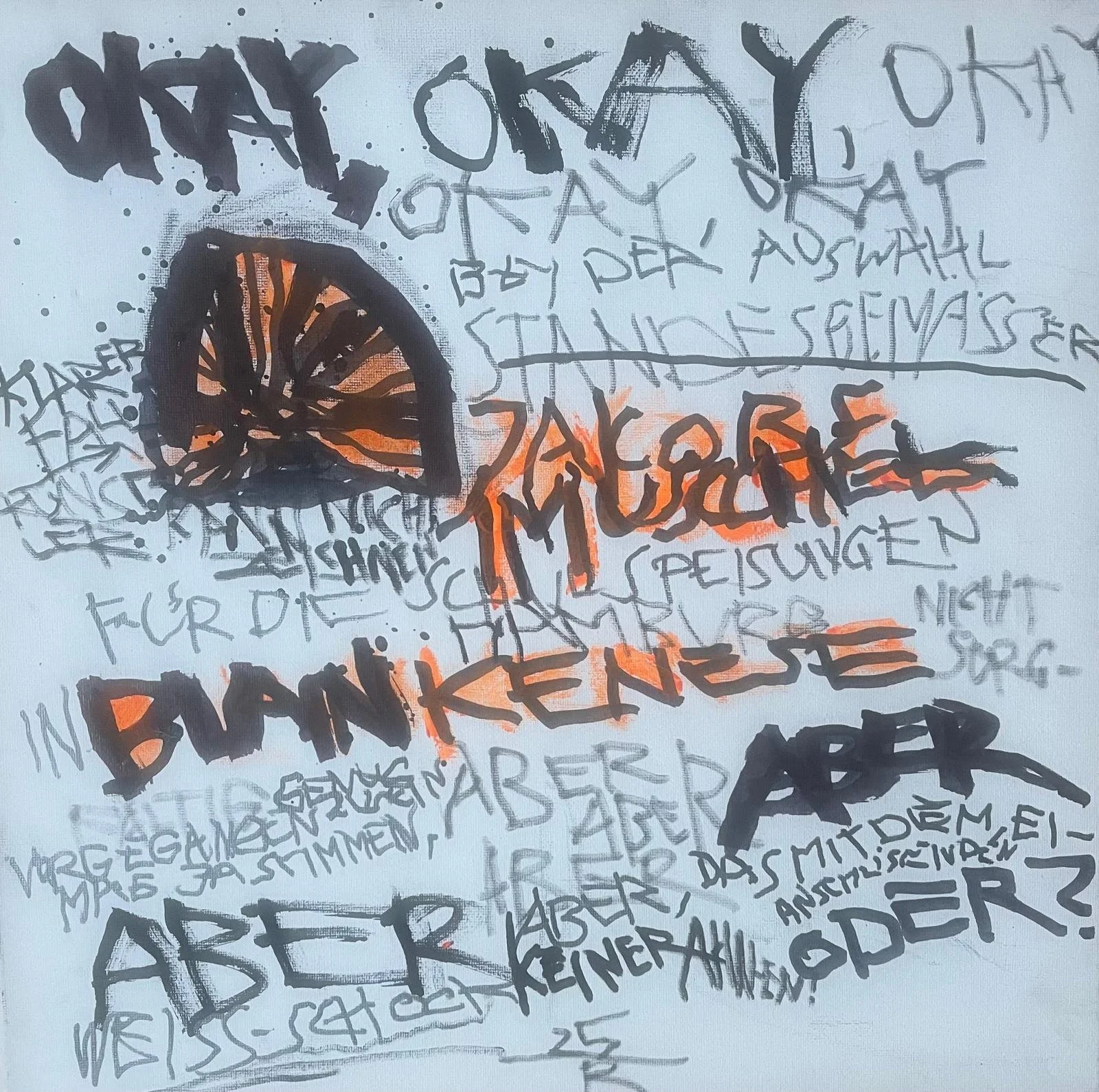 Blankenese | 2026 | 40/40 | Mixed Media auf Leinwand | Unikatserie | Preis auf Anfrage.