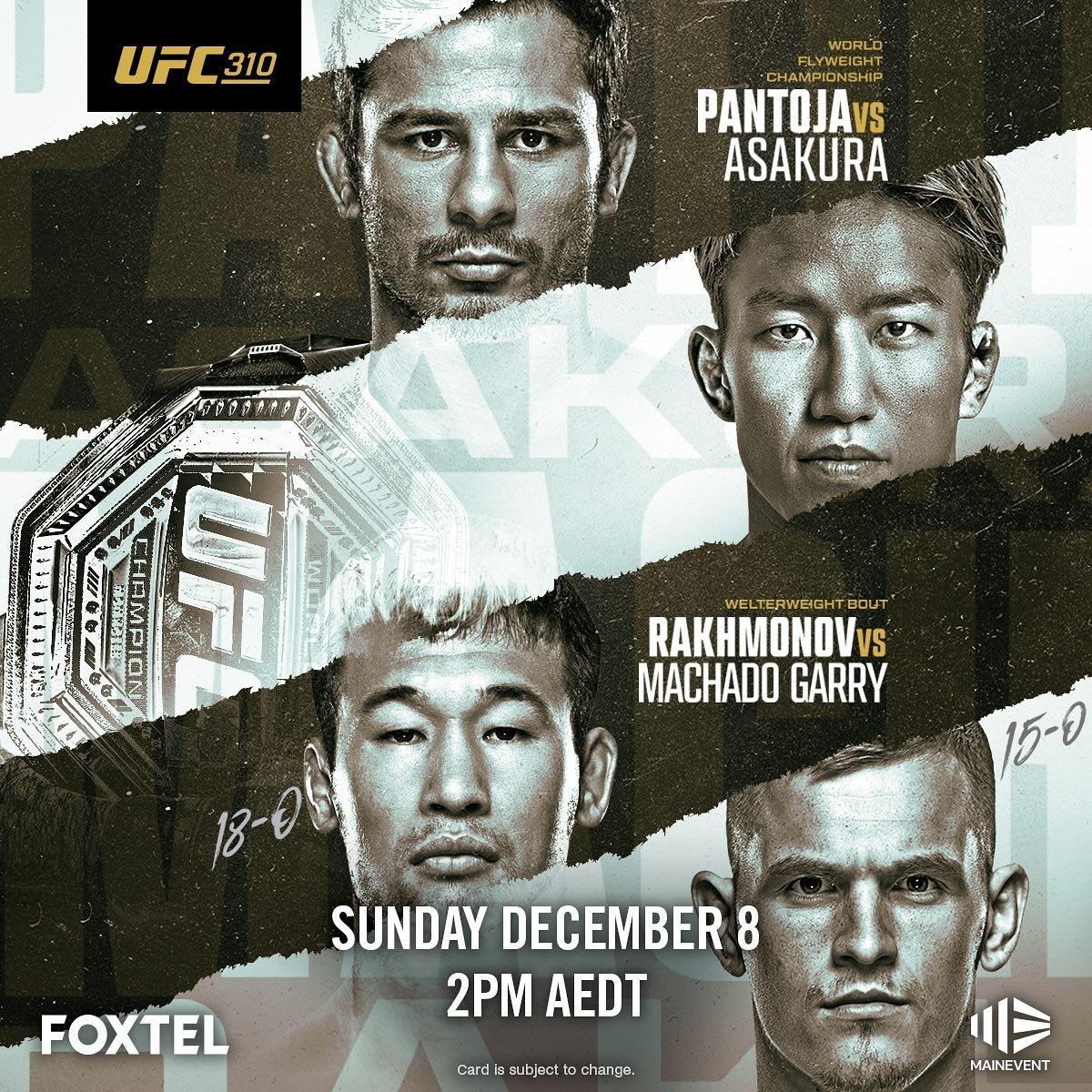 The action&rsquo;s heating up this Sunday at 2pm at The Union! 🥊
Don&rsquo;t miss out &ndash; secure your spot now via the link in our bio! 🍻 

#UFC310 #UnionHotelWindsor #ChapelSt