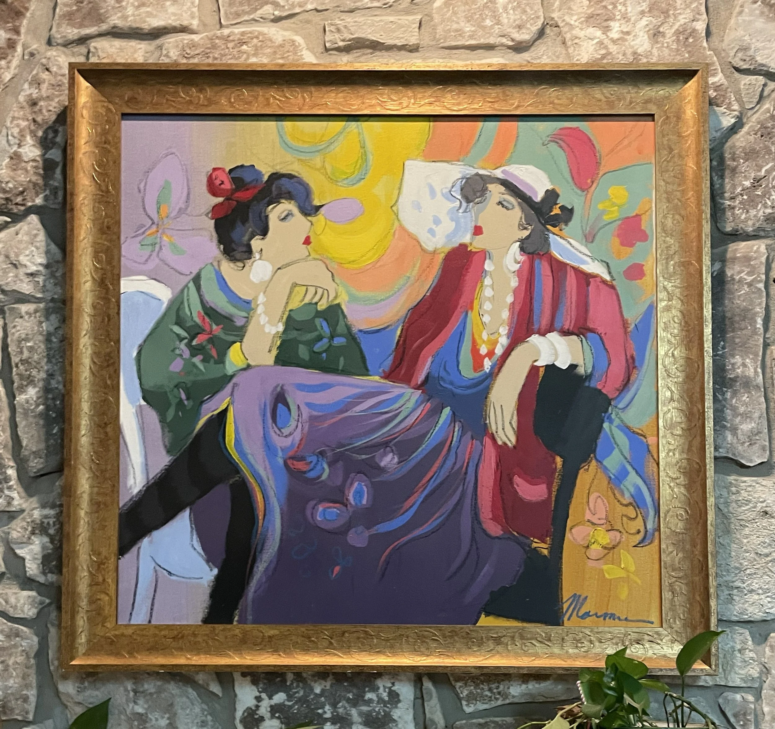 Original work by renowned artist Isaac Maimon (born 1951)