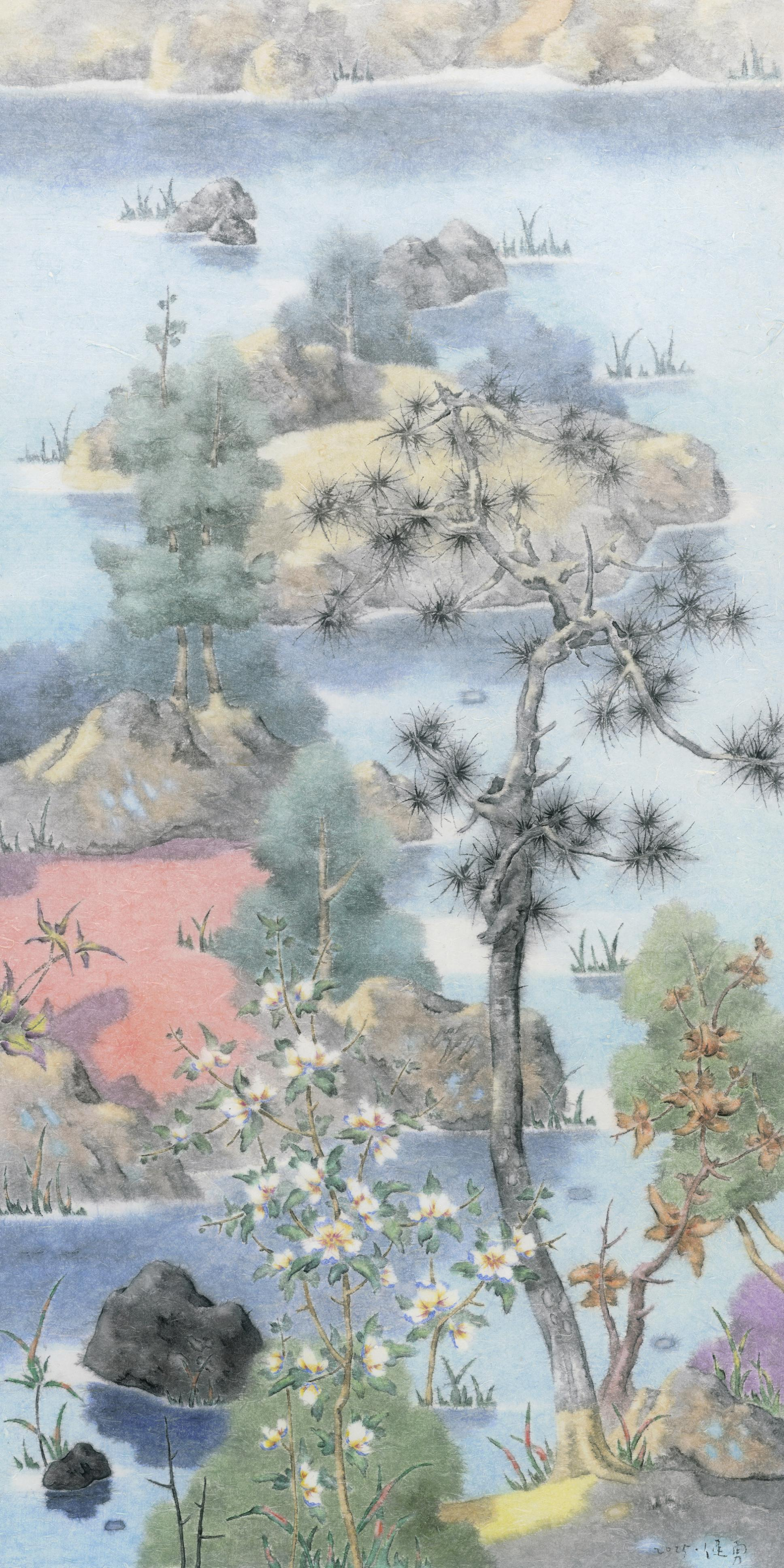 以色当墨，温润透明——曾健勇的山水新世界