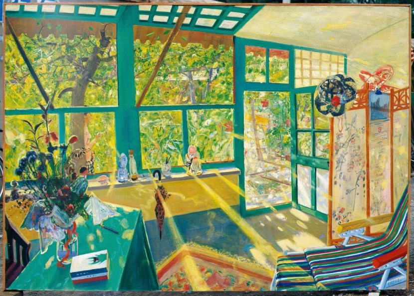 居所外缘，章剑以画凝住日常的光与暖