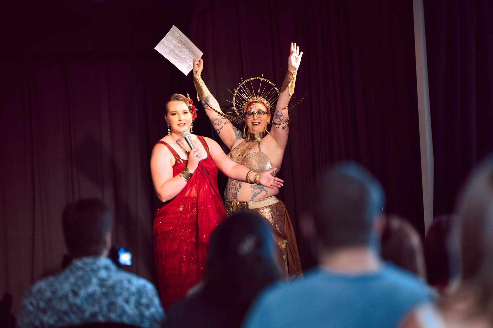 MC's Misa and Alexandra