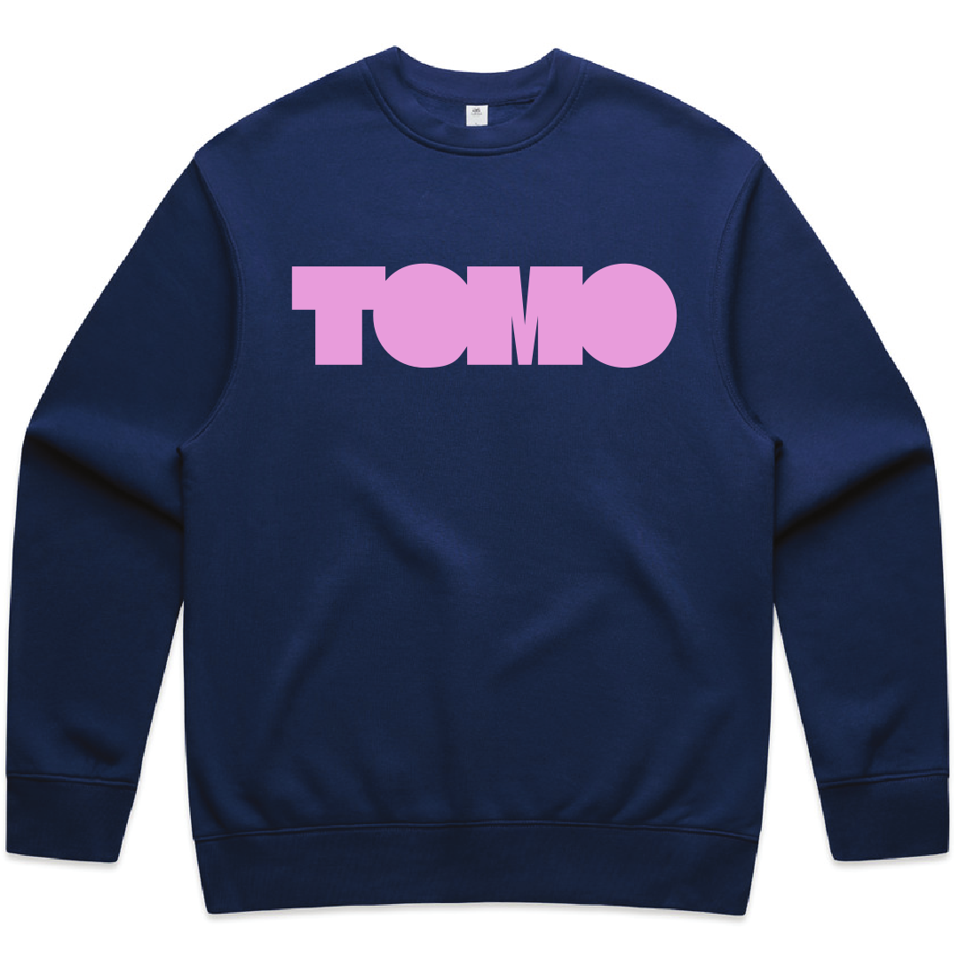 Tomo Crew Cobalt Sweater