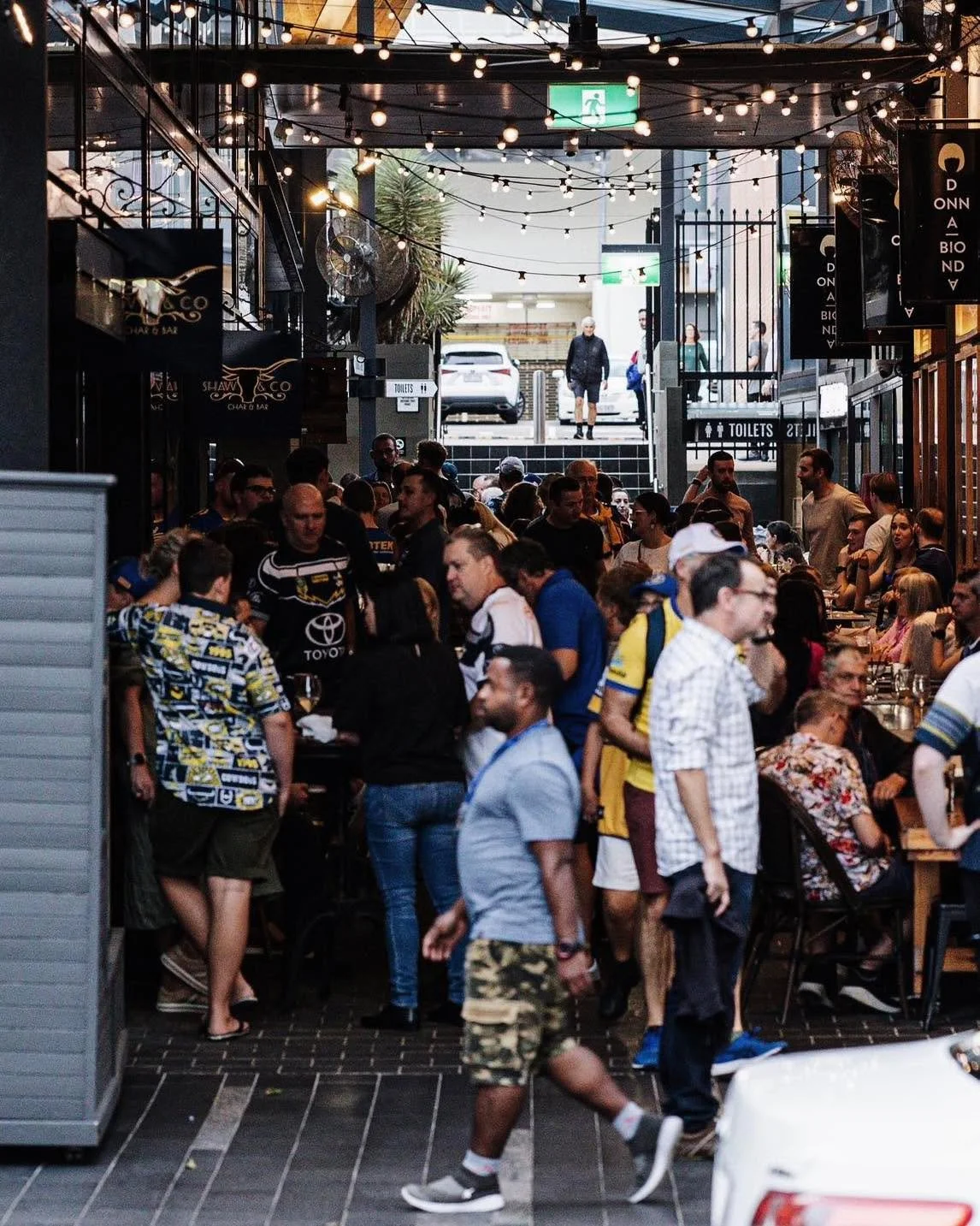The Shaw &amp; Co team preparing for one of our busiest weekends of the year! 
Who&rsquo;s heading to the Cowboys vs Broncos game? Join us for some pre game snacks or post game boogies 🕺🏼🍻
Bar open from 12pm.