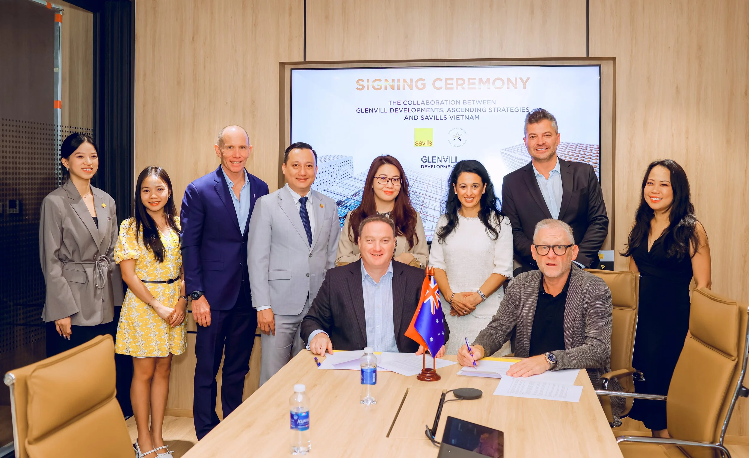 Glenvill, Ascending Strategies, and Savills Vietnam Collaboration Signing