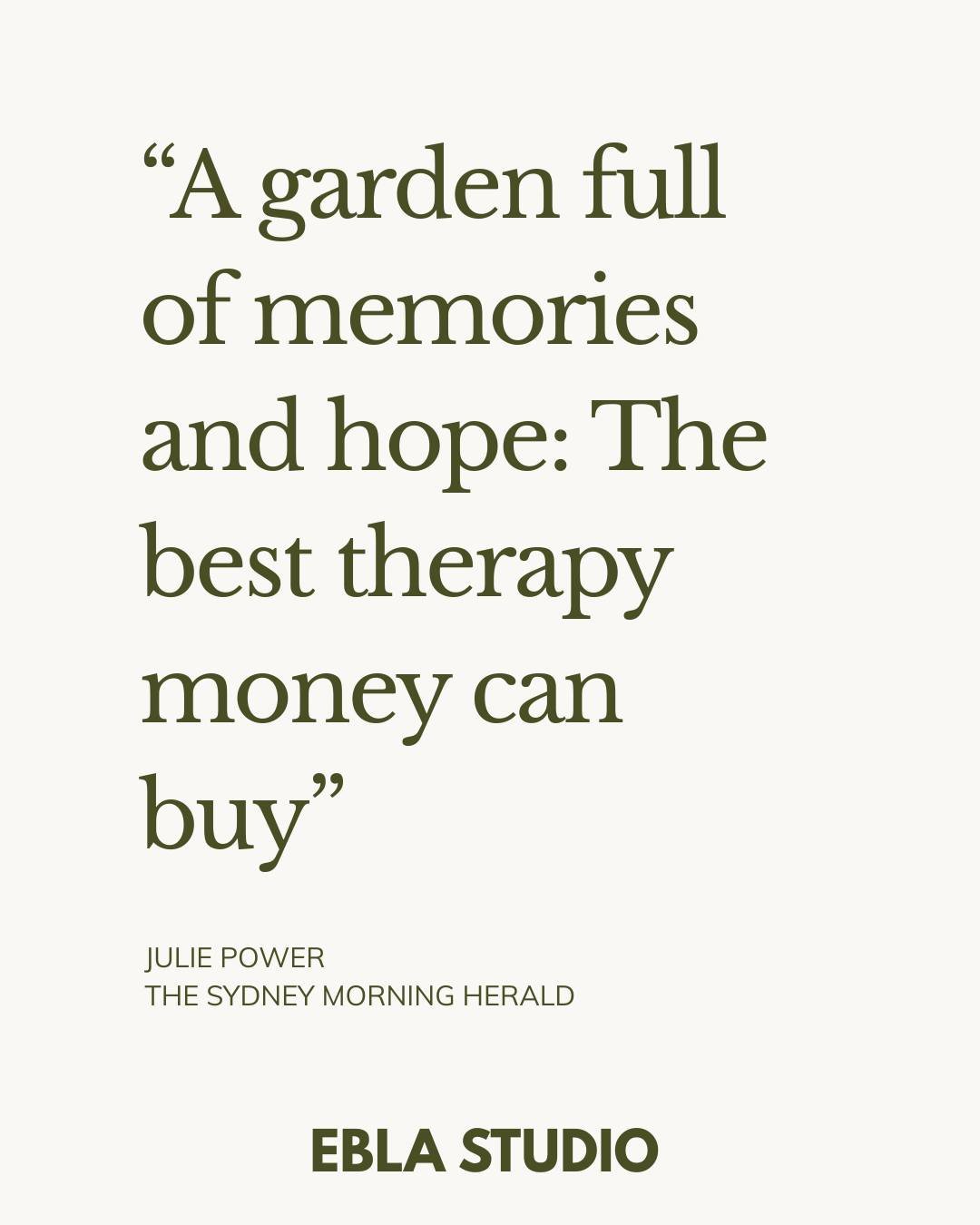 &ldquo;Walking around the garden with landscape architect Evan Black was the best therapy money can buy.&rdquo;

A beautiful piece by @julie_power_smh_journo in the today's Herald reflecting on the quiet power of gardens and the way landscapes hold m