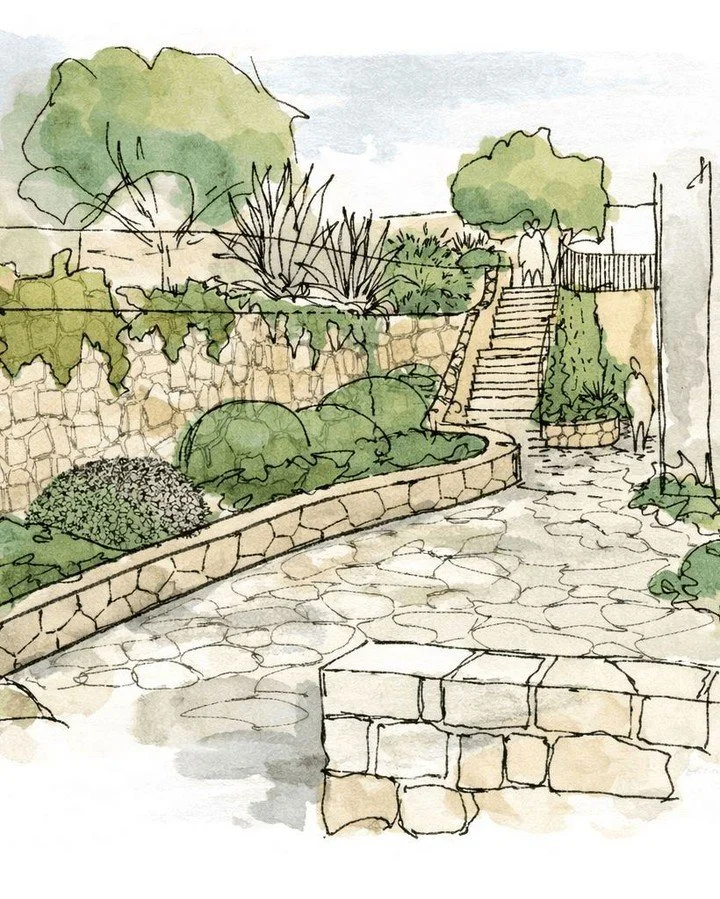 Early sketch concept for a project we are working on in Avalon. Robust materials ground the arrival within a layered coastal site. 

#eblastudio #landscapearchitectsydney #landscapearchitecture #landscapedesign #sydneygardens