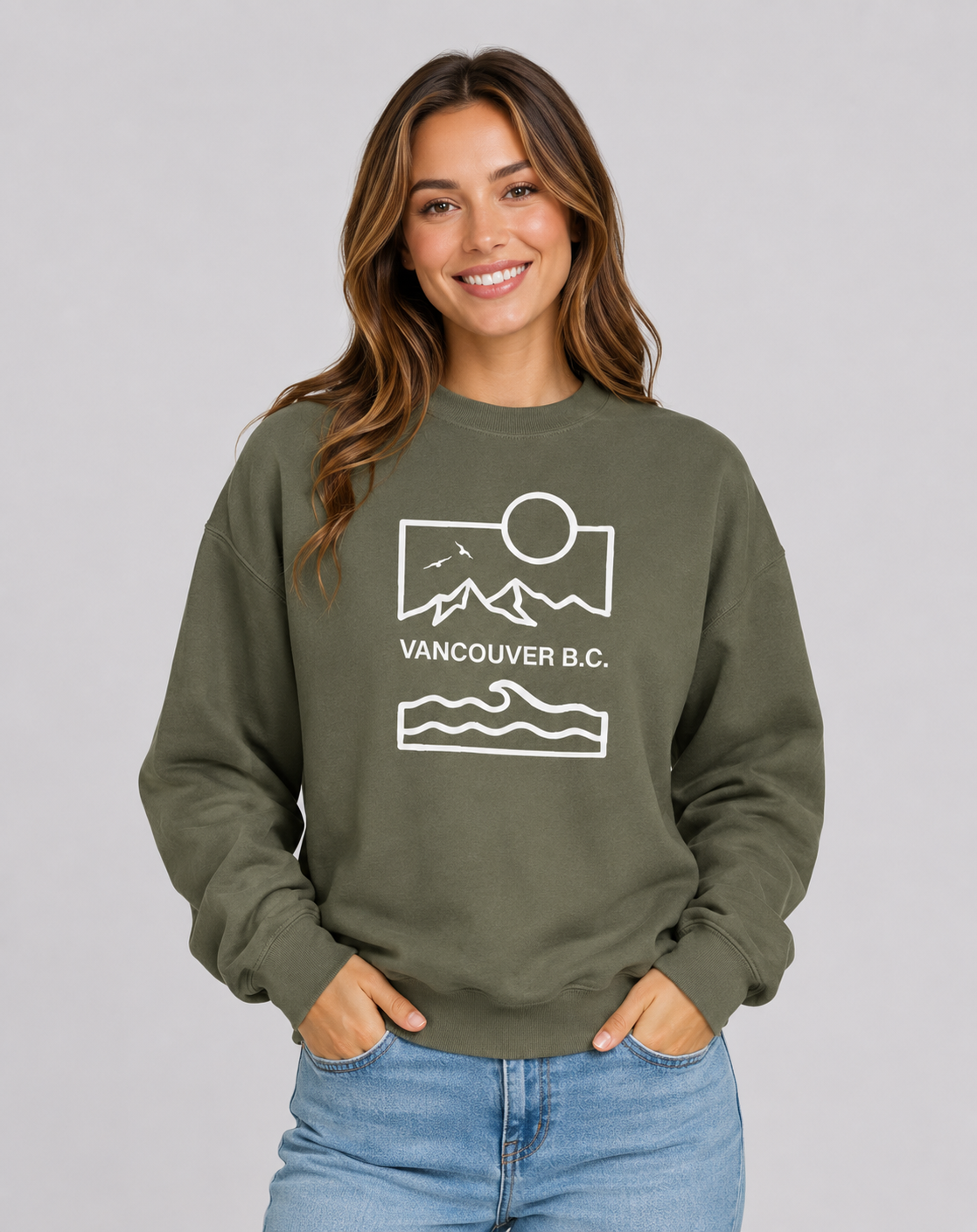 VANCOUVER ONE LINE SWEATSHIRT
