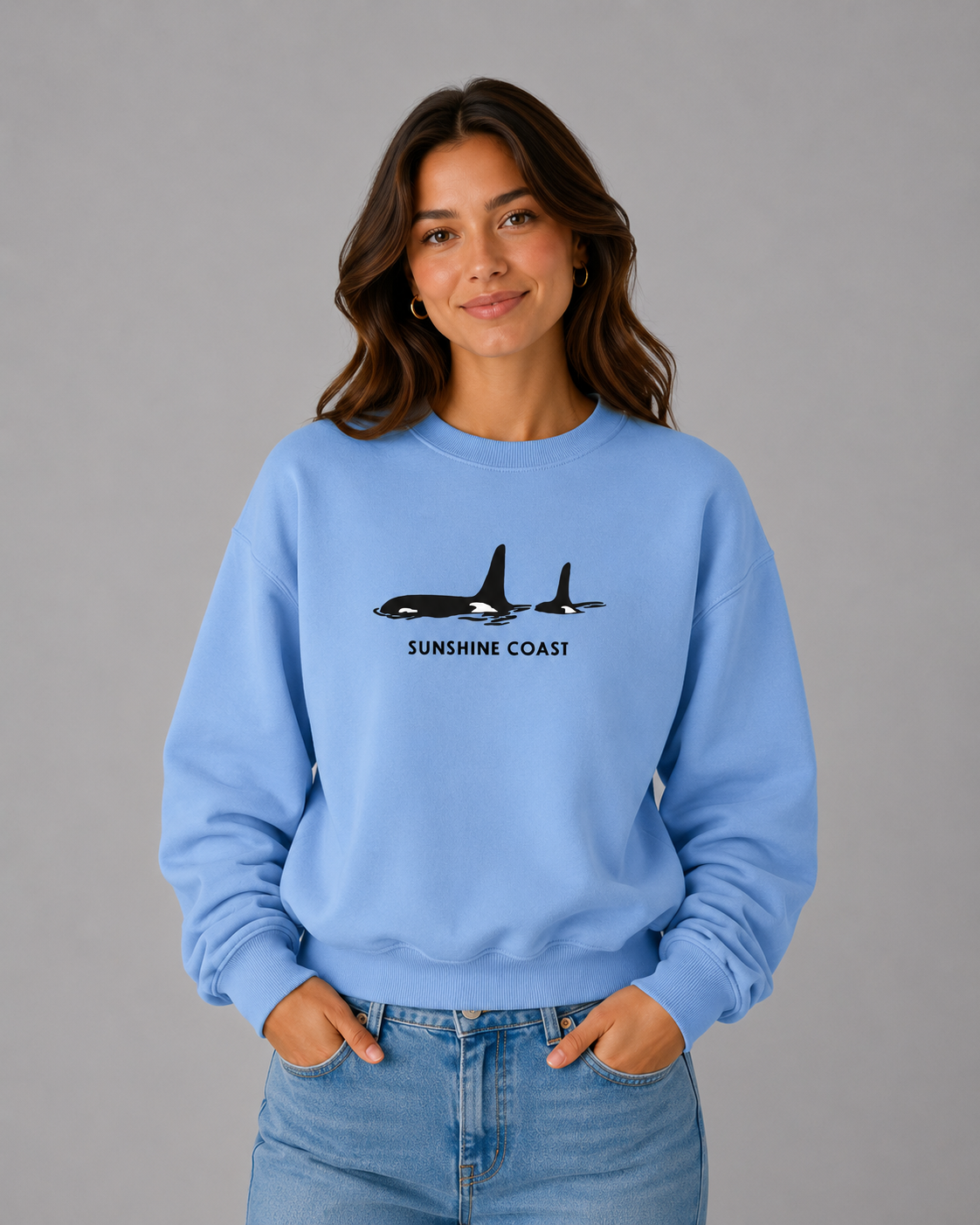 DOUBLE ORCA SWEATSHIRT SUNSHINE COAST