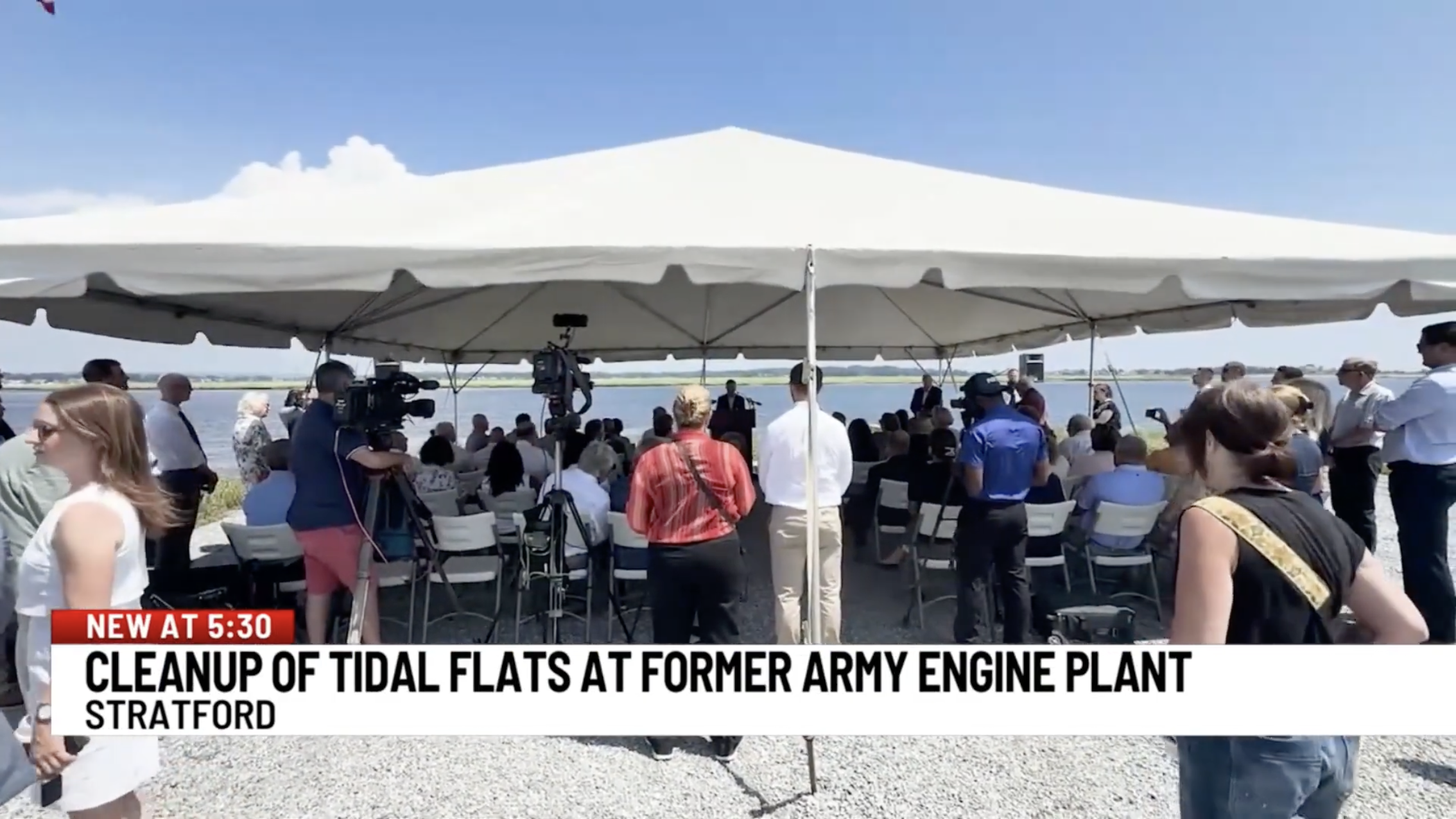 Leaders celebrate $74M environmental cleanup at former U.S. Army site in Stratford