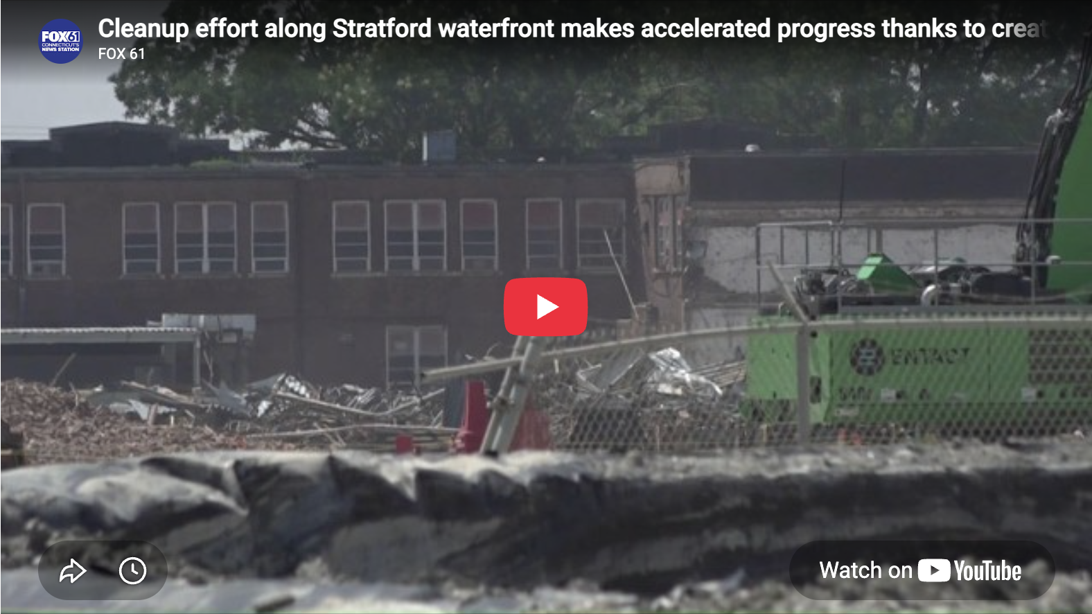 Cleanup Effort Along Stratford Waterfront Makes Accelerated Progress Thanks to Creativity 