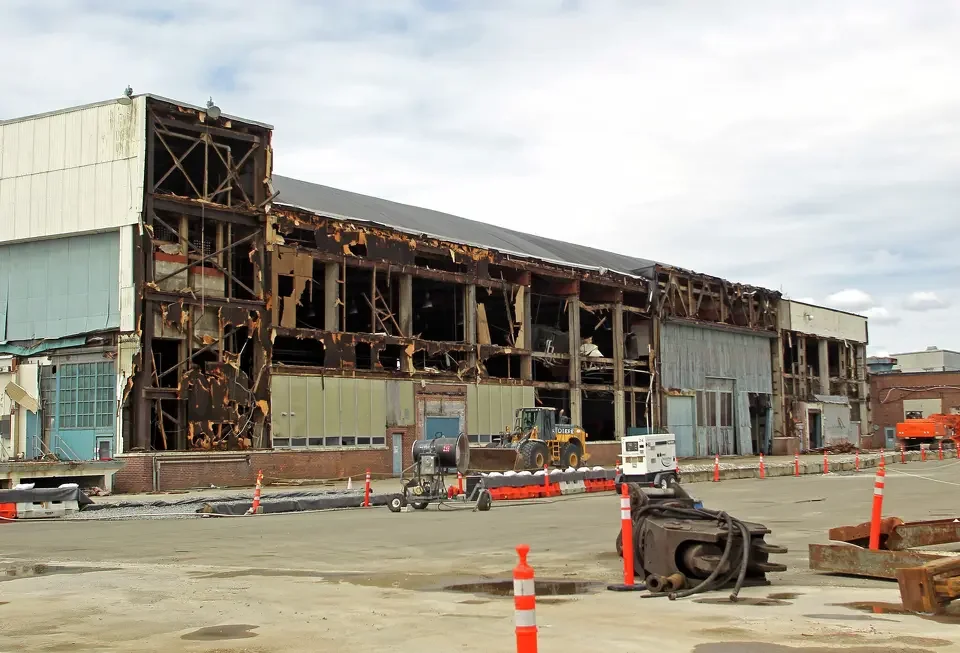  Cleanup of the former Army Engine&nbsp;Plant site&nbsp;is continuing. Building demolition is expected to be completed by December, while coastal resiliency work is scheduled to continue through December 2027.  Christian Abraham/Hearst Connecticut Me