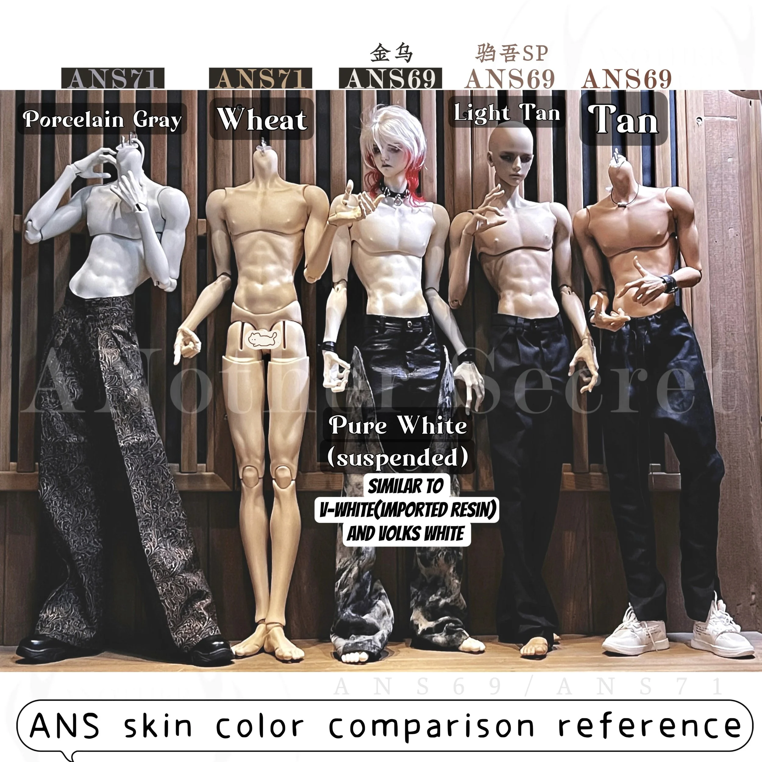 Resin Colour Comparison