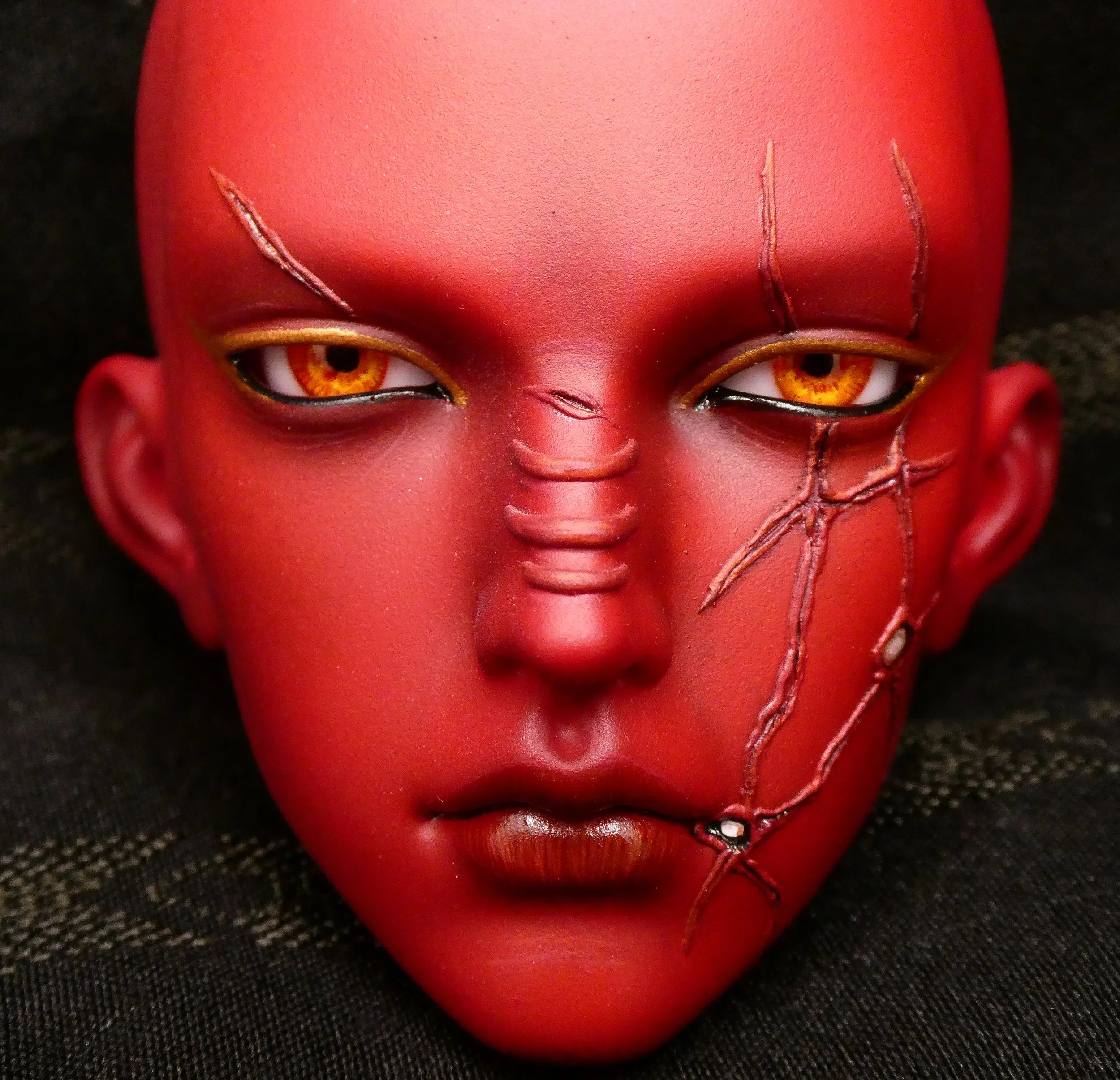 Loongsoul 
 
Sith themed faceup eyes, scar and dye