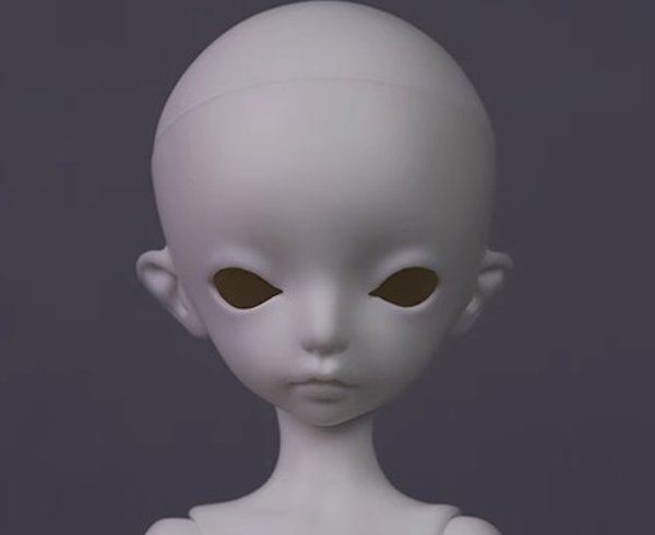 CHEER
 BLANK HEAD ONLY 
 
 head circumference- 15.5 cm 
 wig size approx. 6-7 inches
 for 30cm body / 5 cm neck
 eye size 12 mm