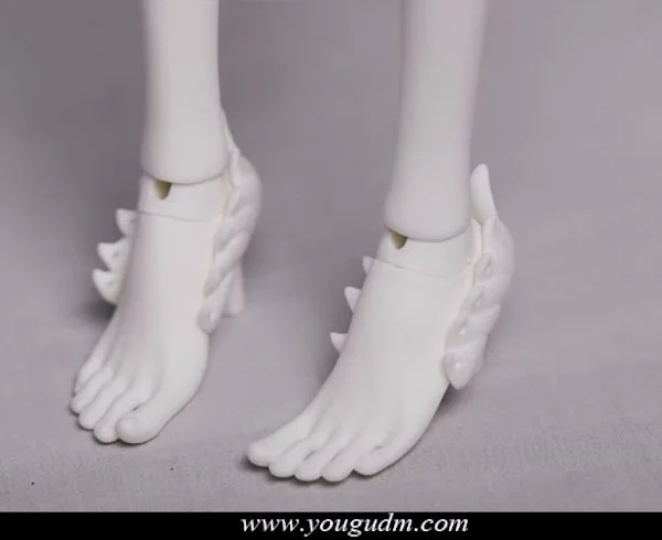 B56-F-02 1/3 magnetic heel feet for 60cm girl B56-01 body