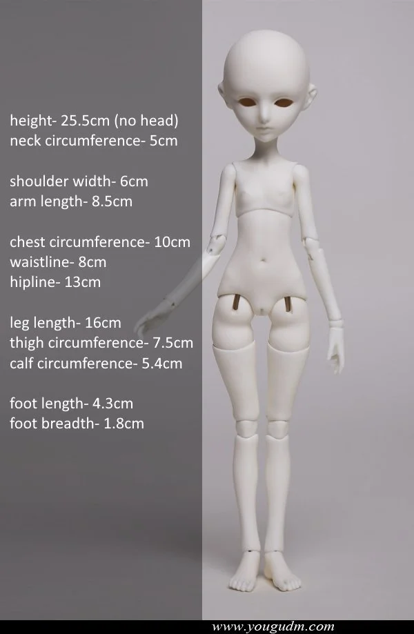 30cm girl body B6-07
 $210 (£179) - white, normal, normal pink
 $265 (£226) - gray, light tan