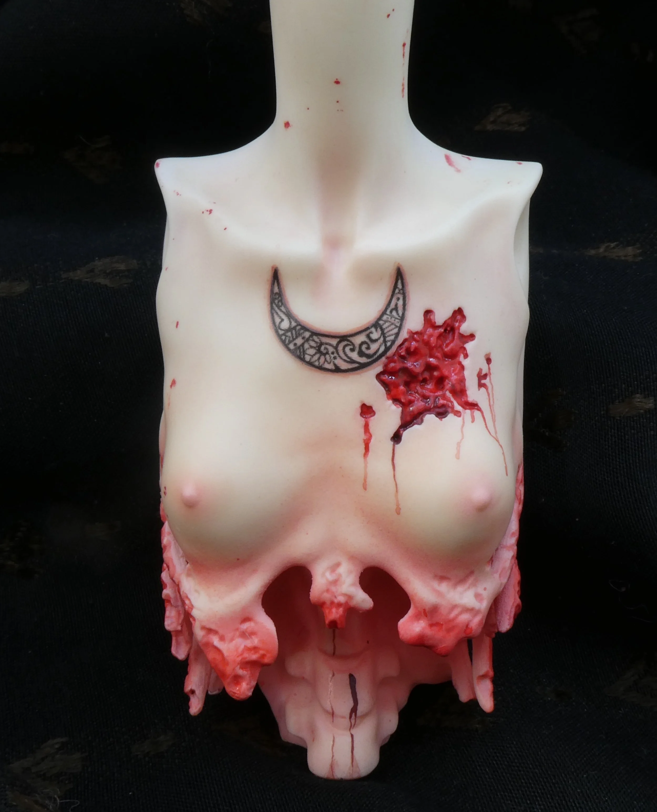 Dollzone Moon Tarot Blushing and Tattoo