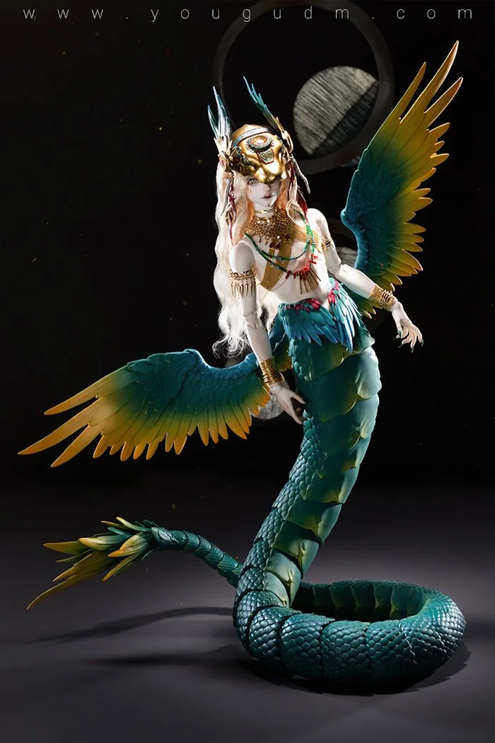 Feathered Serpent - Ehecatl
 Harvest ver.
 19 June - 19 August 2024
 138cm body T-17 (1/4 boy)