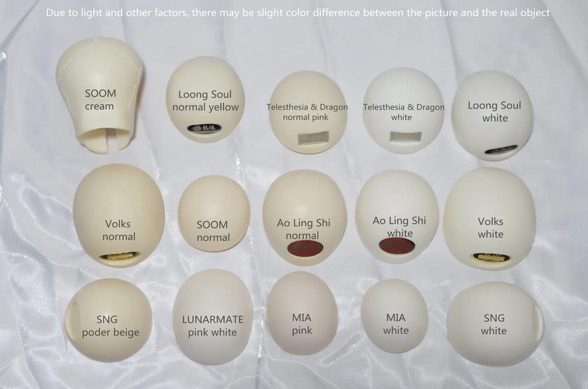 resin colour comparison