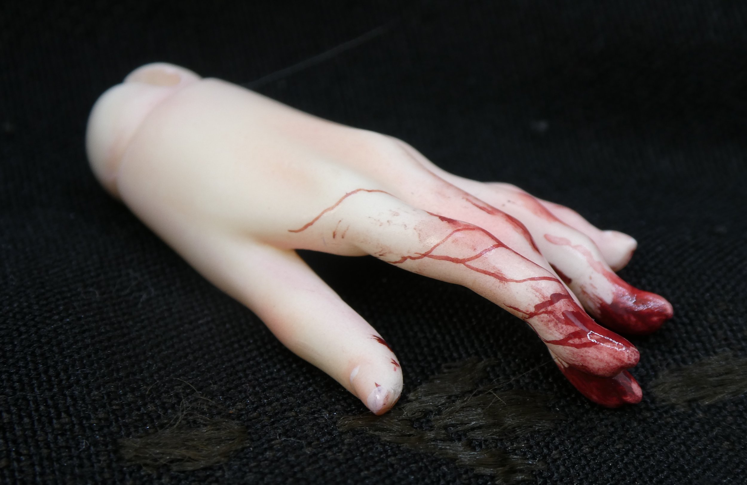 Dollzone Moon Tarot Bloodied Hand Blushing
