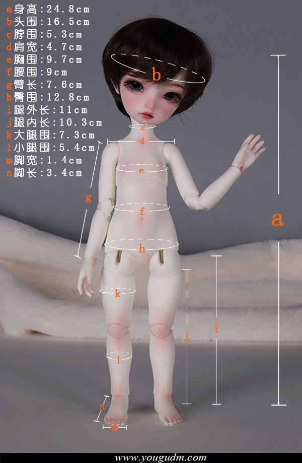 25cm boy body B6-10
 $160 (£136) - white, normal, normal pink
 $215 (£183) - gray, light tan